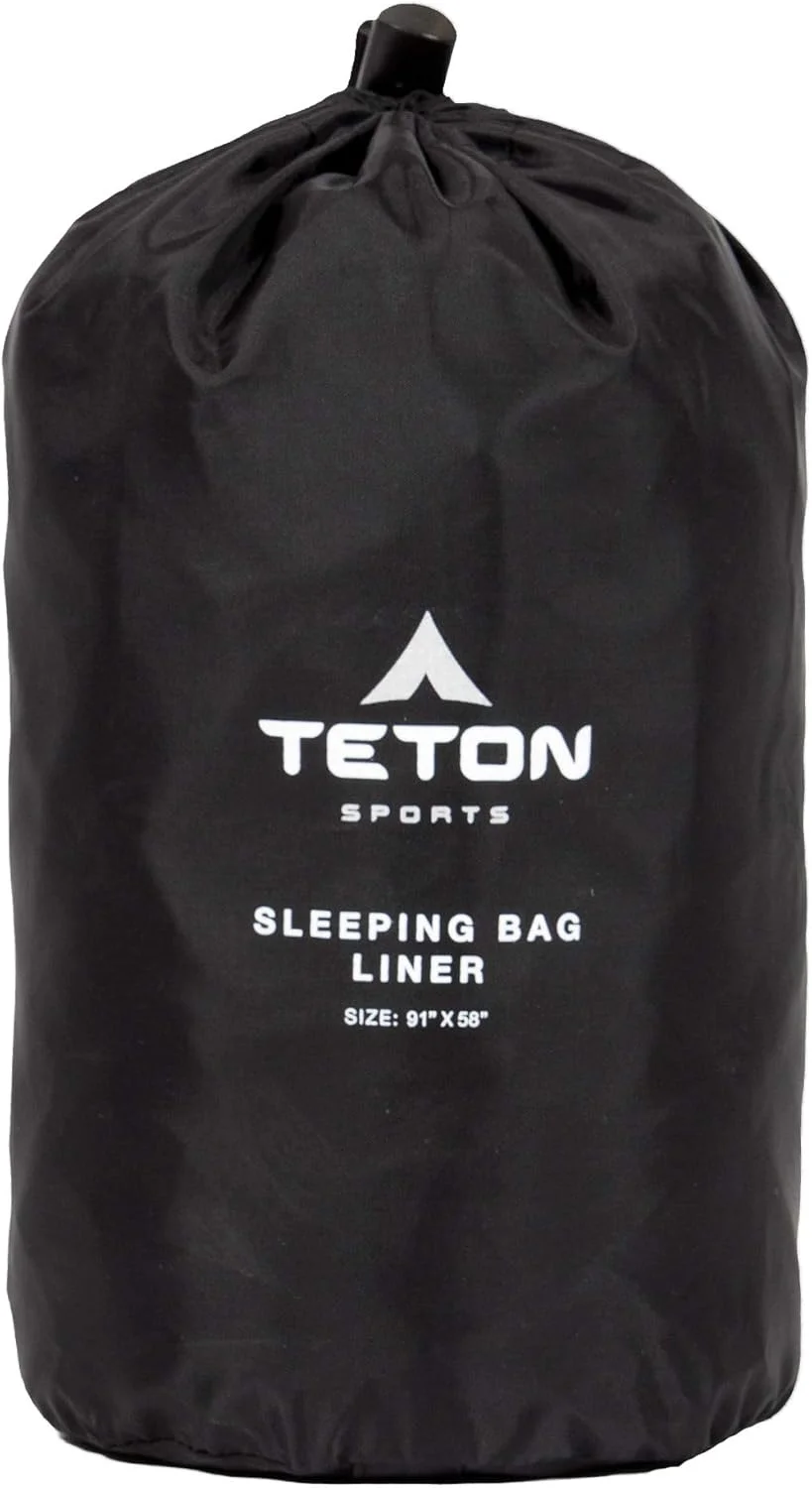 آستر کیسه خواب TETON Sports; یک ست ملحفه تمیز در هر کجا که می روید; ایده آل برای مسافرت، کمپینگ و هر زمانی که یک شب دور از خانه هستید; قابل شستشو در ماشین لباسشویی; ست ملحفه مسافرتی برای کیسه خواب شما آستر کیسه خواب TETON Sports; یک ست ملحفه تمیز در هر کجا که می روید; ایده آل برای مسافرت، کمپینگ و هر زمانی که یک شب دور از خانه هستید; قابل شستشو در ماشین لباسشویی; ست ملحفه مسافرتی برای کیسه خواب شما