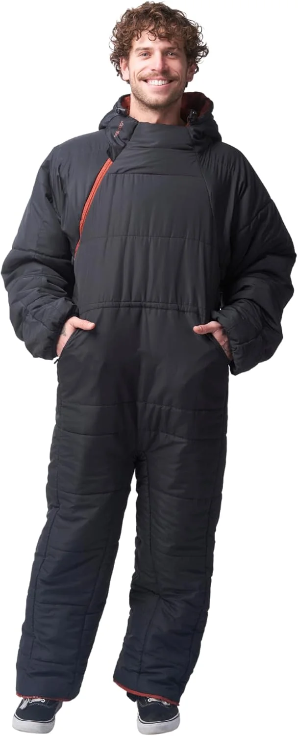Selk'bag Lite Wearable Sleeping Bag - Outdoor and Indoor Sleeping Bags for Camping, Hiking, Travel, and Backpacking w/Stuff Sack - Lightweight Sleeping Bag Suit - Temp Rating 48-55 degrees F