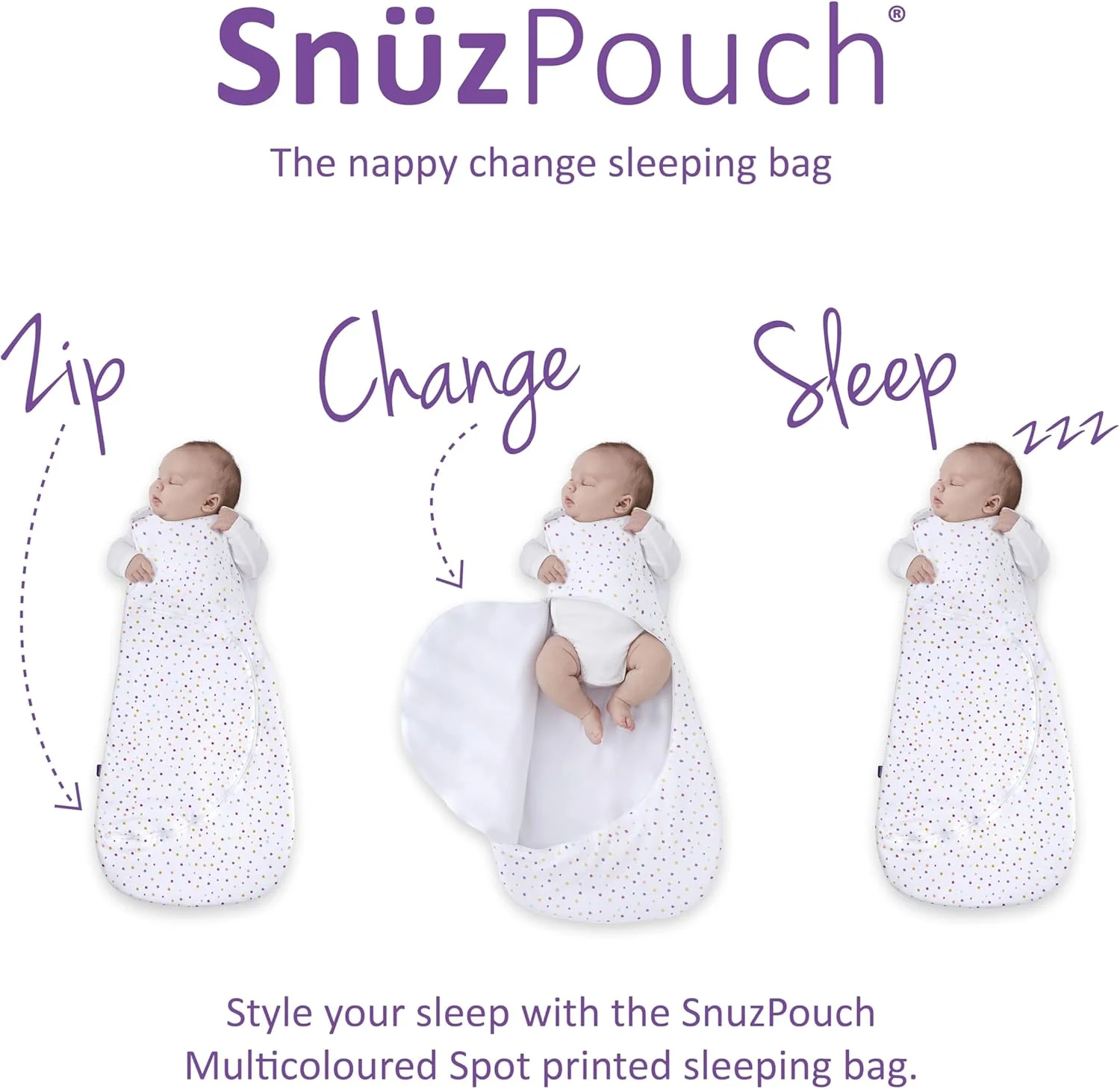 کیسه خواب نوزاد/کودک Snüz SnuzPouch | دارای زیپ هوشمند برای تعویض پوشک | 100% پنبه | مناسب برای دمای 21-23 درجه سانتیگراد | مناسب از 0 تا 6 ماهگی | رنگ - چند رنگ | حداکثر قد کودک 68 سانتی متر کیسه خواب نوزاد/کودک Snüz SnuzPouch | دارای زیپ هوشمند برای تعویض پوشک | 100% پنبه | مناسب برای دمای 21-23 درجه سانتیگراد | مناسب از 0 تا 6 ماهگی | رنگ - چند رنگ | حداکثر قد کودک 68 سانتی متر