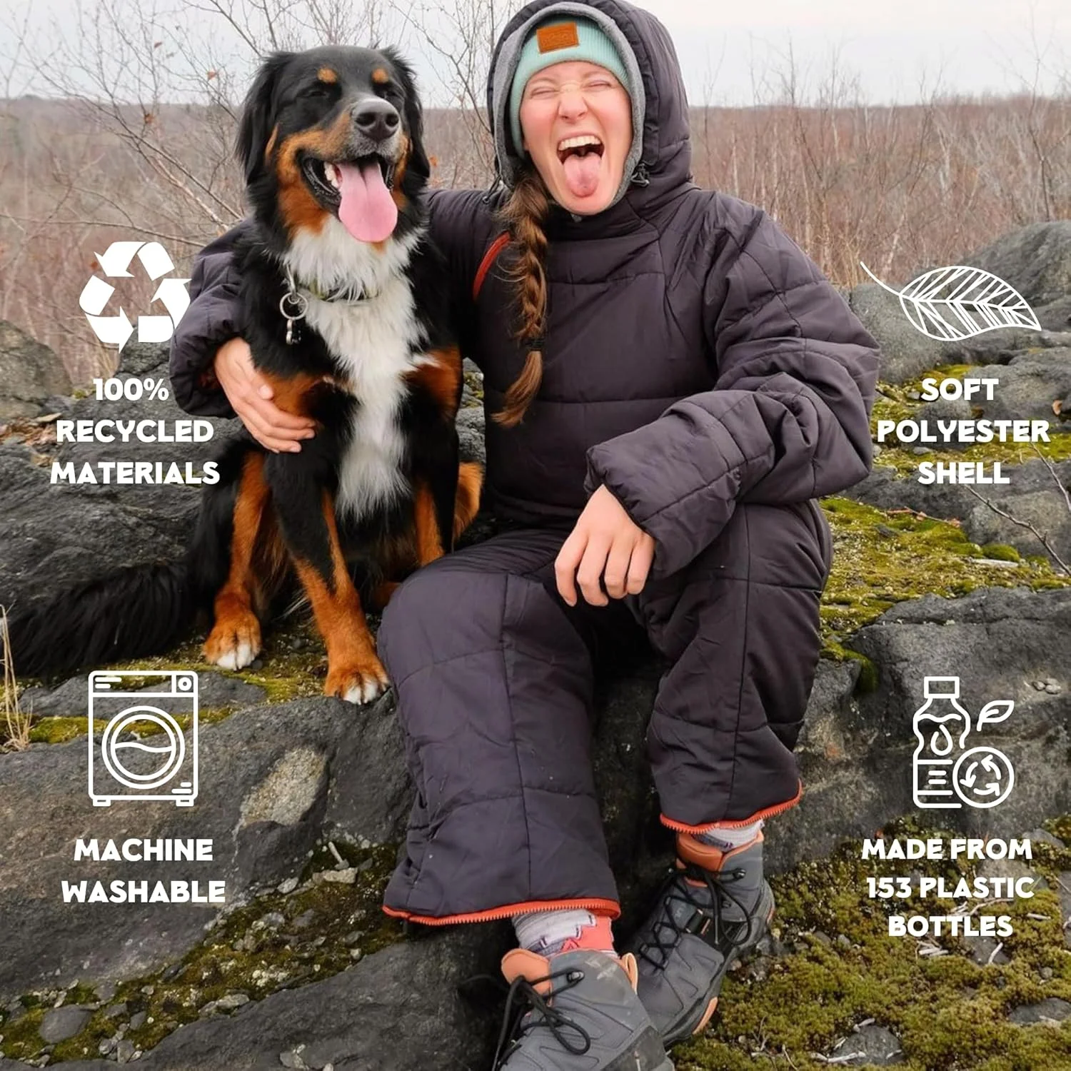 Selk'bag Lite Wearable Sleeping Bag - Outdoor and Indoor Sleeping Bags for Camping, Hiking, Travel, and Backpacking w/Stuff Sack - Lightweight Sleeping Bag Suit - Temp Rating 48-55 degrees F Selk'bag Lite Wearable Sleeping Bag - Outdoor and Indoor Sleeping Bags for Camping, Hiking, Travel, and Backpacking w/Stuff Sack - Lightweight Sleeping Bag Suit - Temp Rating 48-55 degrees F