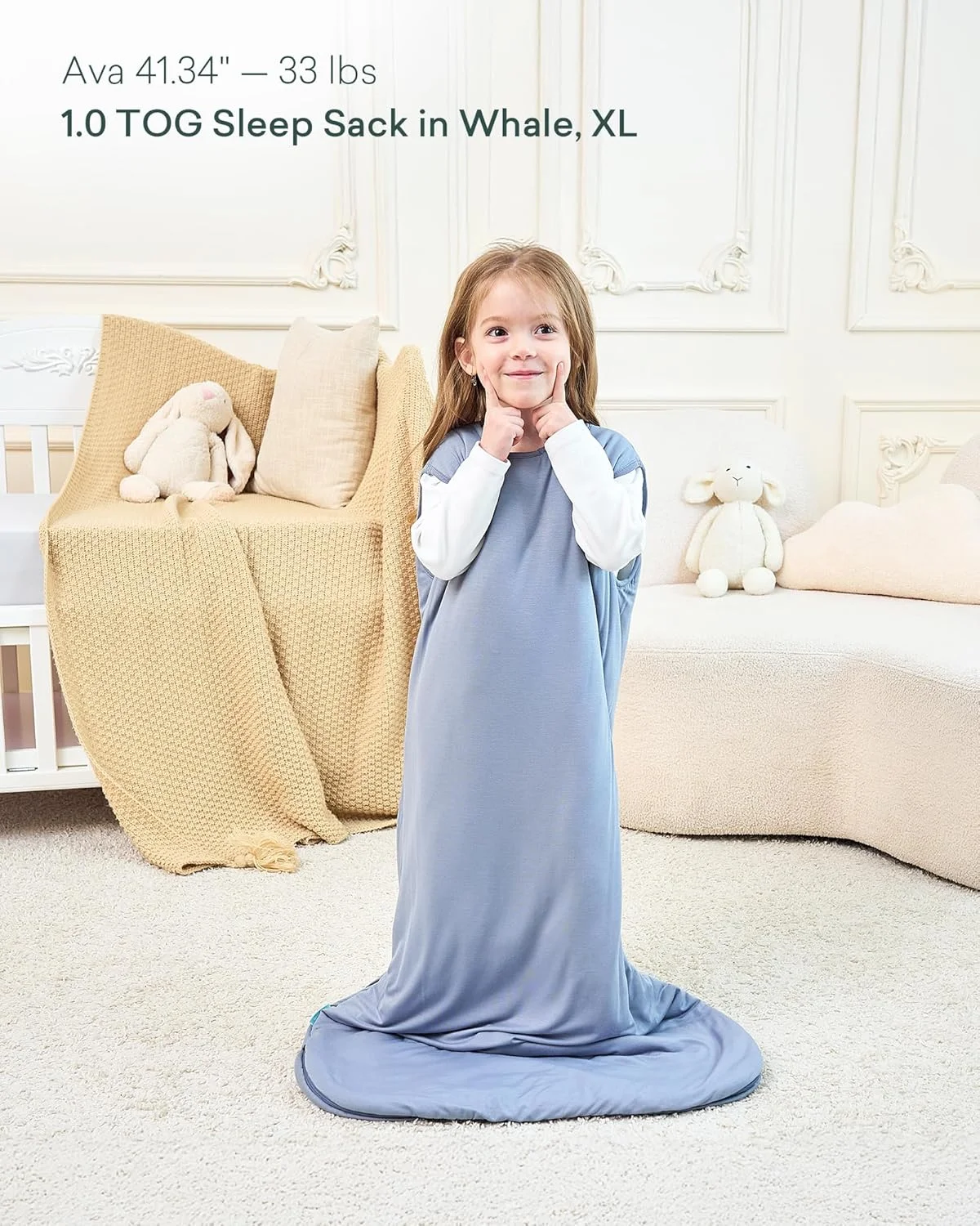 کیسه خواب بامبو نوزاد PurComfy Unisex 1.0 TOG (بسته 2 عددی)