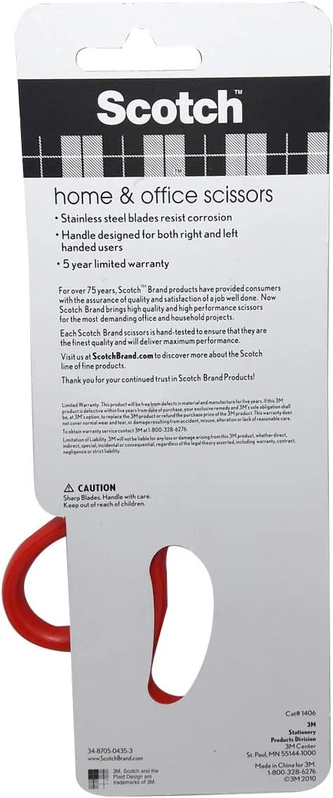 قیچی خانگی و اداری 6 اینچی اسکاچ 3M مدل 1406 قیچی خانگی و اداری 6 اینچی اسکاچ 3M مدل 1406