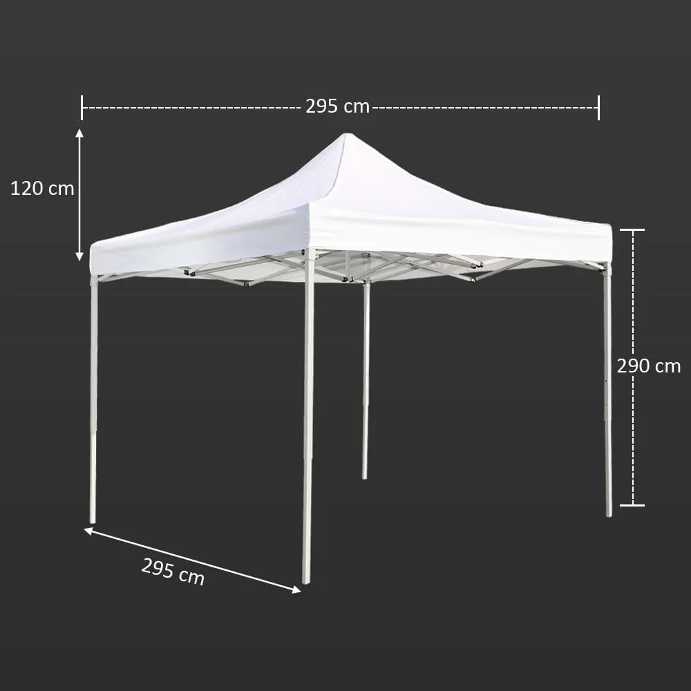 چادر سایبان تاشو سنگین YAHOME، چادر آلاچیق 3x3 با ارتفاع قابل تنظیم، اسکلت محکم، نصب آسان، پارچه ضد آب و محافظت در برابر اشعه ماوراء بنفش، سایه بان قابل حمل برای حیاط، ساحل، باغ، رویداد (سفید) چادر سایبان تاشو سنگین YAHOME، چادر آلاچیق 3x3 با ارتفاع قابل تنظیم، اسکلت محکم، نصب آسان، پارچه ضد آب و محافظت در برابر اشعه ماوراء بنفش، سایه بان قابل حمل برای حیاط، ساحل، باغ، رویداد (سفید)