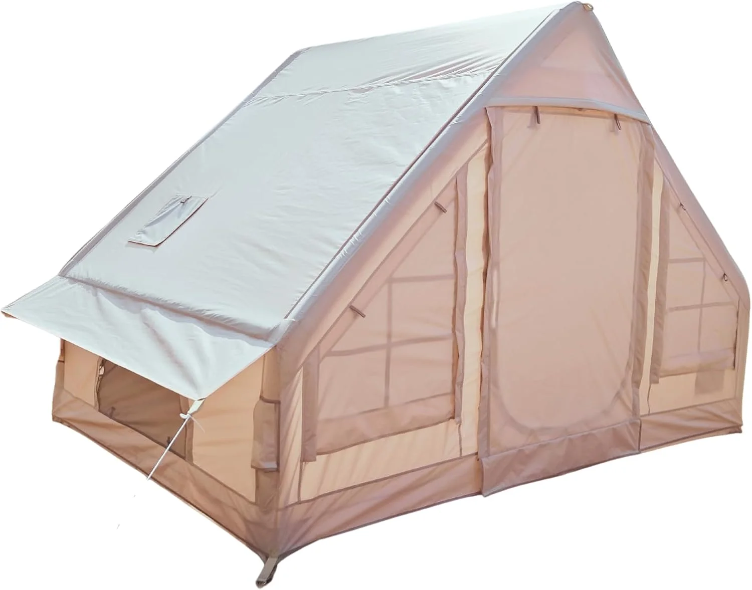 چادر بادی XIXIKANK برای کمپینگ خانوادگی، چادر بادی با پمپ دستی، نصب آسان، چادرهای Glamping با جک اجاق گاز، خانه بادی