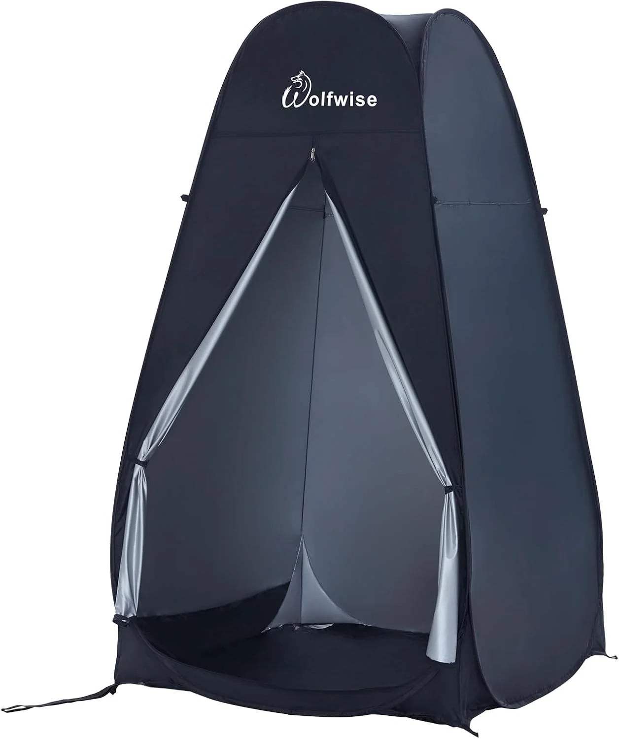 WolfWise 6.6FT Portable Pop Up Privacy Shower Tent Spacious Changing Room for Camping Biking Toilet Beach