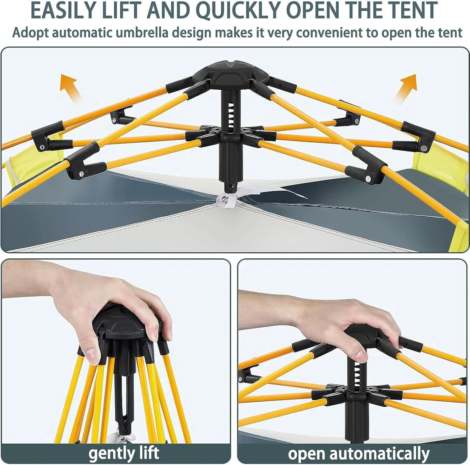 YHOME Camping Tent Outdoor, Beach Tent for 3-4 Persons, Pop Up Tent Full-Automatic Instant Tent Open Quickly,Rainproof Lightweight Portable Backpacking Tent for Outdoor Camping Hiking(Green) YHOME Camping Tent Outdoor, Beach Tent for 3-4 Persons, Pop Up Tent Full-Automatic Instant Tent Open Quickly,Rainproof Lightweight Portable Backpacking Tent for Outdoor Camping Hiking(Green)