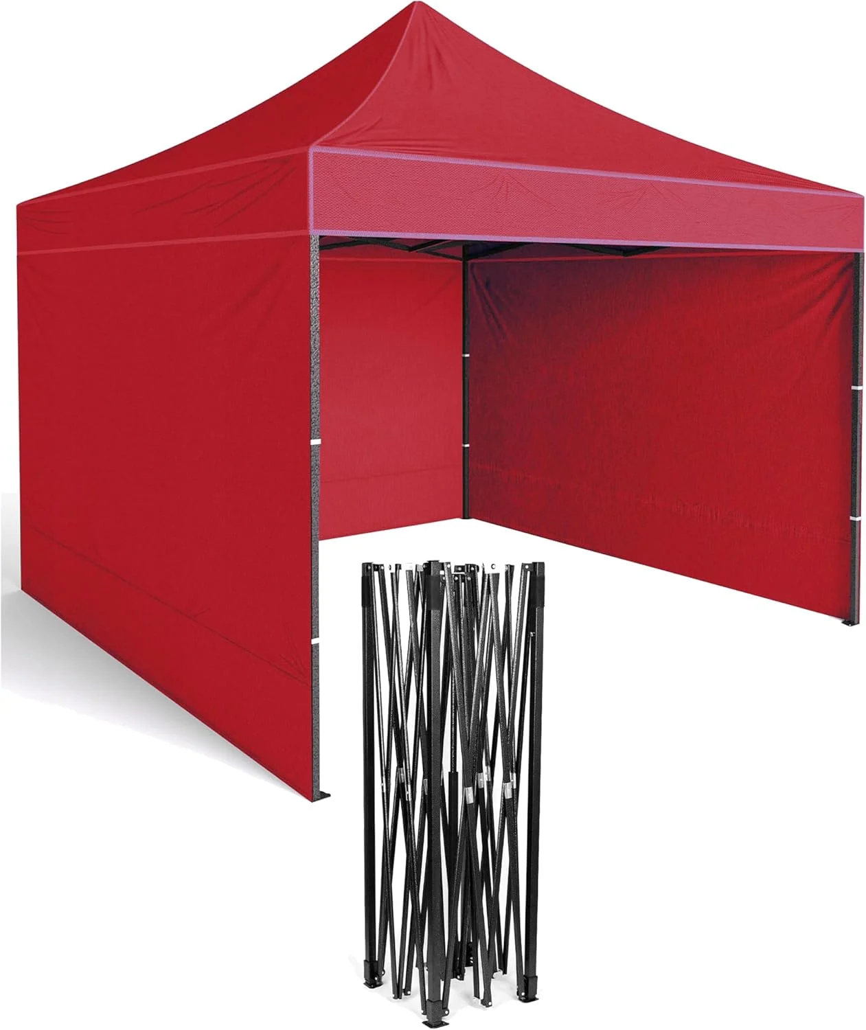 سایبان تاشونیکس مدل Heavy-Duty با وزن 14 کیلوگرم، مقاوم در برابر شرایط آب و هوایی، سایز 3x3 متر، قابل حمل، مناسب برای رویدادها، چادر سایه بان، محافظت در برابر آفتاب، مناسب برای کمپینگ در فضای باز، پیک نیک سریع، ساحل، باغ، مهمانی های ورزشی (روکش قرمز)