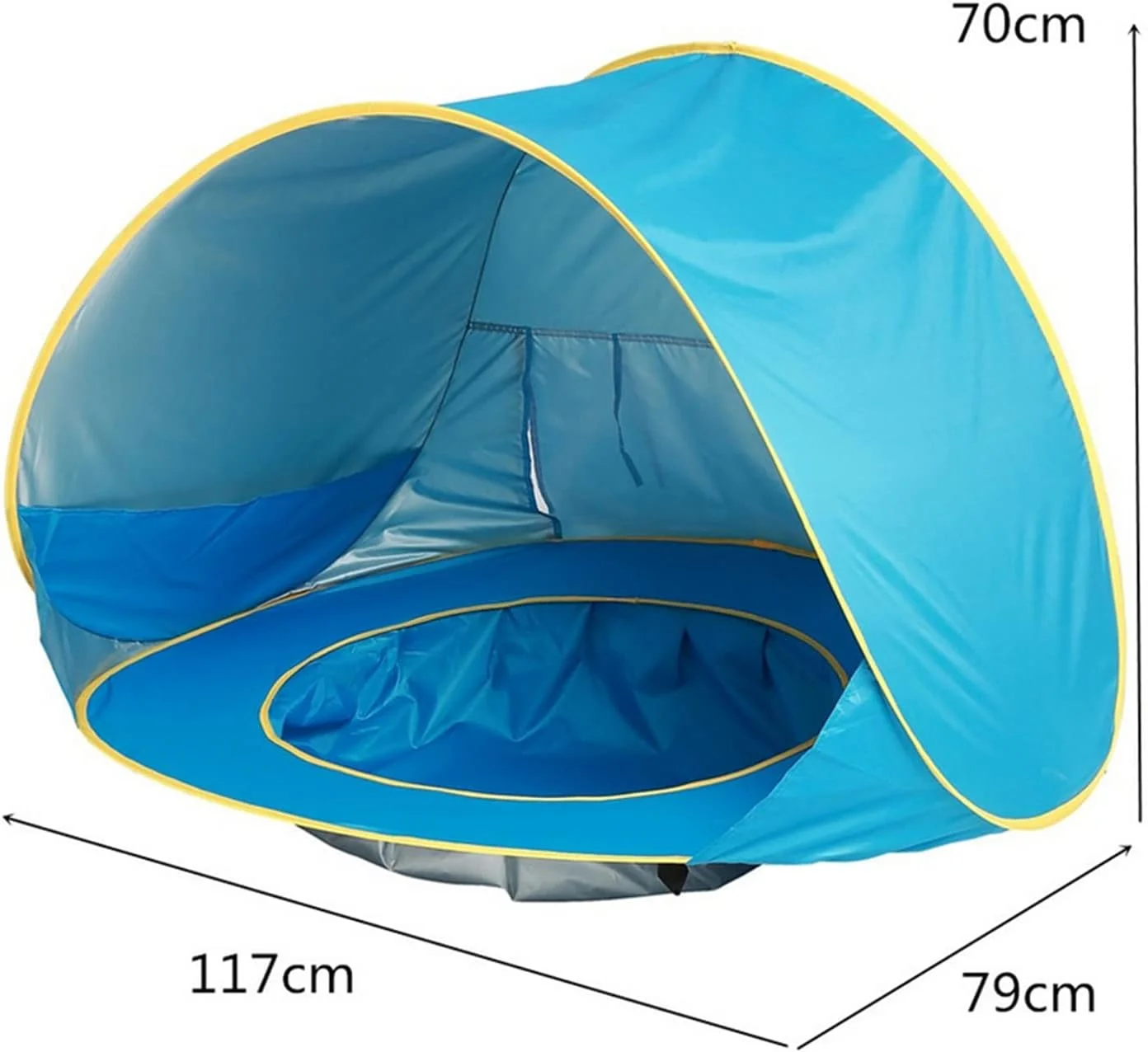 SKEIDO Baby Beach Tent Children Waterproof Pop Up sun Awning Tent UV-protecting Sunshelter with Pool Kid Outdoor Camping Sunshade Beach