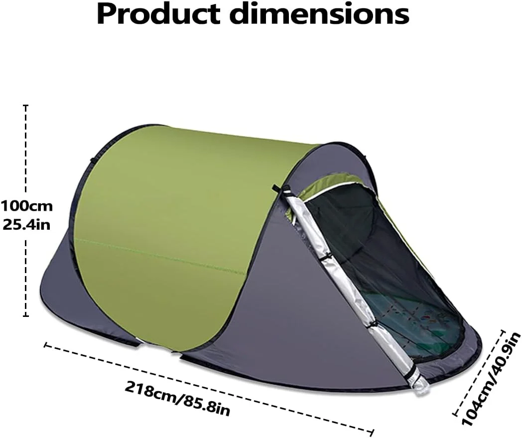 LENND Pop-up Camping Tent: 1 Person Tent Waterproof Instant Easy Setup Outdoor Tent,Portable instant tents, waterproof yurts for picnics, travels, hiking.
