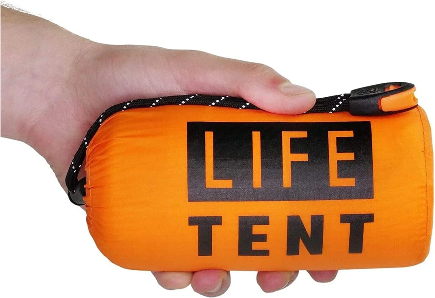 پناهگاه اضطراری چادر بقا JICUICUI M&J Life Tent - چادر اضطراری 2 نفره - قابل استفاده به عنوان چادر بقا، پناهگاه اضطراری، چادر لوله ای، برزنت بقا - شامل سوت بقا و طناب پاراکورد