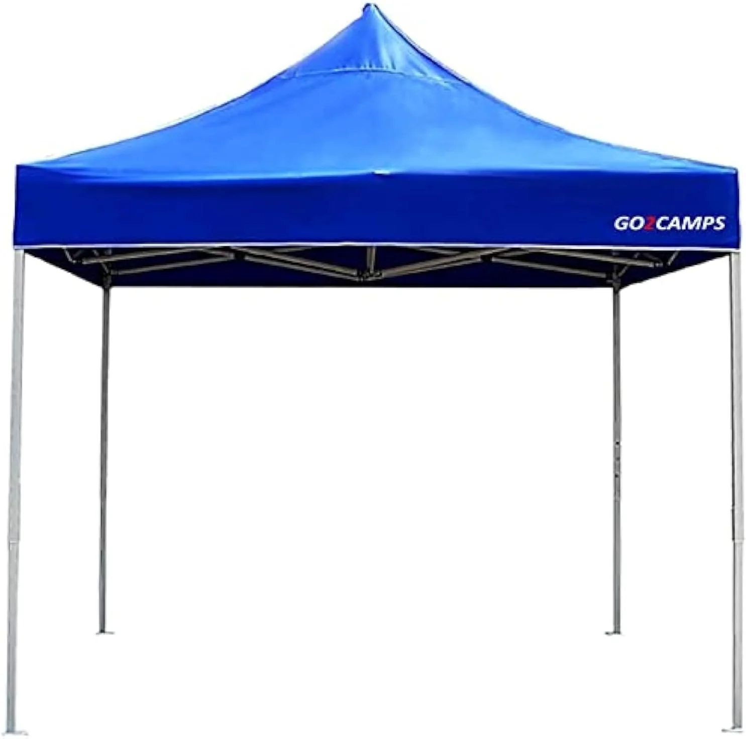 سایبان تاشو GO2CAMPS مدل Gazebo با ابعاد 3x3 متر - چادر سایه بان فوری و قابل حمل برای کمپینگ در فضای باز، پیک نیک، ساحل، باغ، مهمانی و ورزش - چادر کمپینگ (آبی)