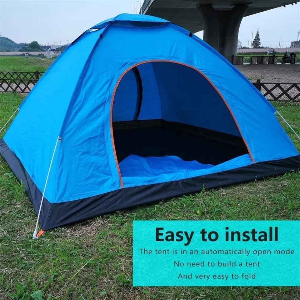 Camping Tent 2-4 Person, Family Pop Up Tents Dome Instant Tent Waterproof Portable Cabin Tent New Camping Tent 2-4 Person, Family Pop Up Tents Dome Instant Tent Waterproof Portable Cabin Tent New