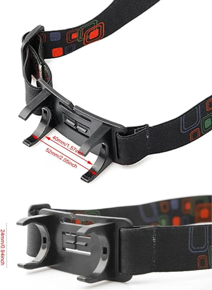 RecDec 3 Pack Headlamp Holder Mounting Bracket Clip Replacement Headband Mount Stand for LED Rechargeable Head Lamp 24mm Cylinder Flashlights Magnetic Base Headlight Flash Light Torch RecDec 3 Pack Headlamp Holder Mounting Bracket Clip Replacement Headband Mount Stand for LED Rechargeable Head Lamp 24mm Cylinder Flashlights Magnetic Base Headlight Flash Light Torch