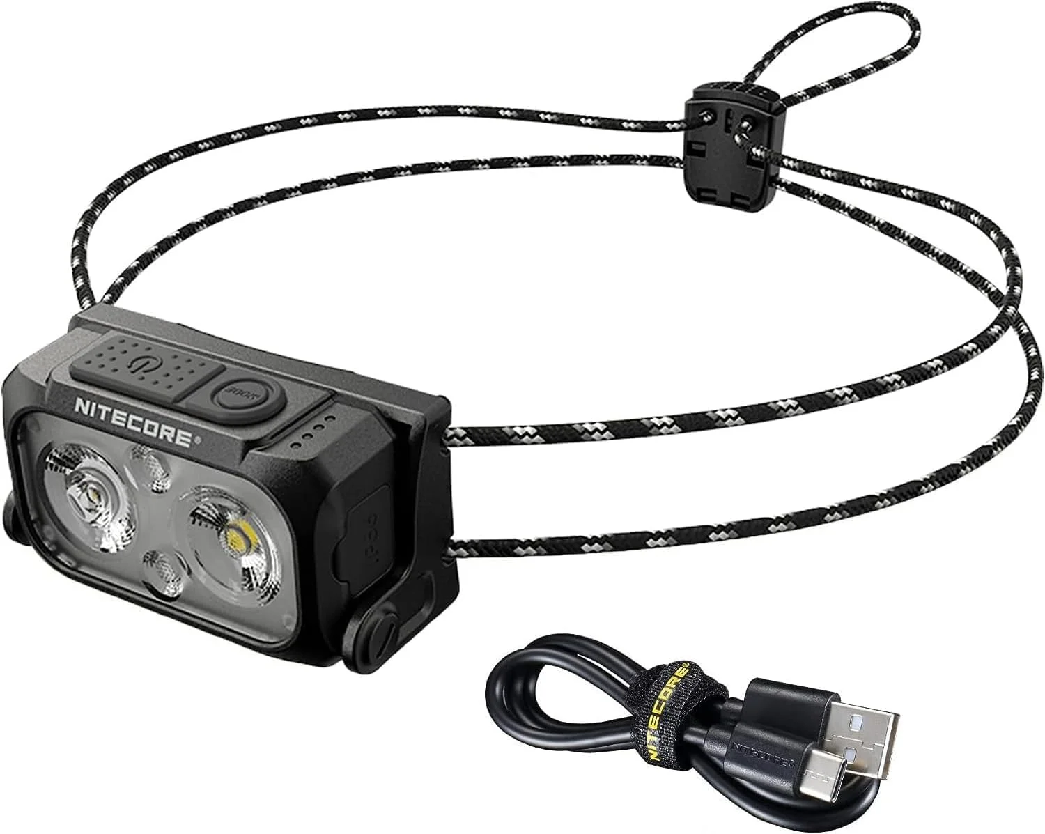 چراغ پیشانی LED شارژی سبک وزن و مقاوم در برابر ضربه نایتکر مدل NU21 مشکی چراغ پیشانی LED شارژی سبک وزن و مقاوم در برابر ضربه نایتکر مدل NU21 مشکی