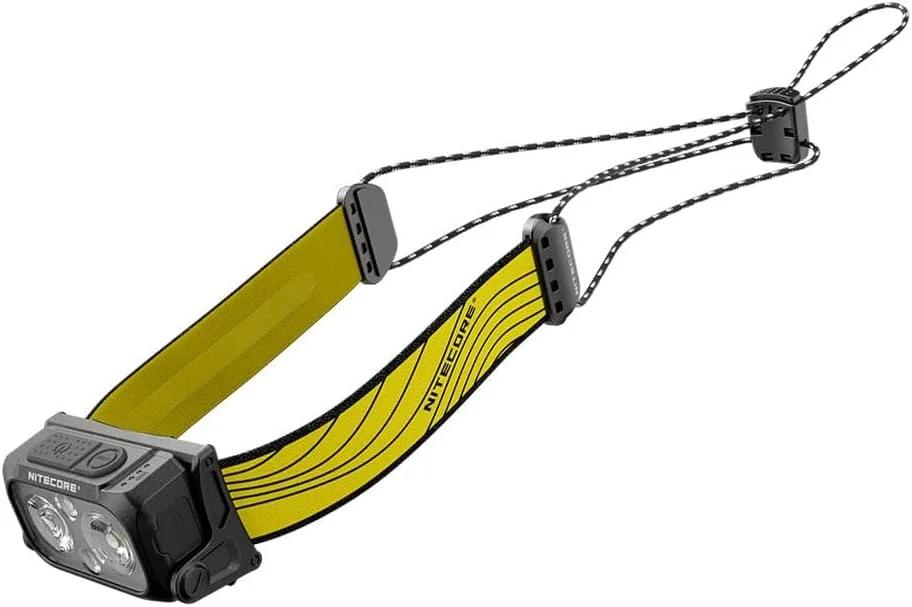 چراغ پیشانی شارژی فوق سبک نایتکر NU25 400L - 400 لومن با سیم شارژ USB Type-C اکو-سنس