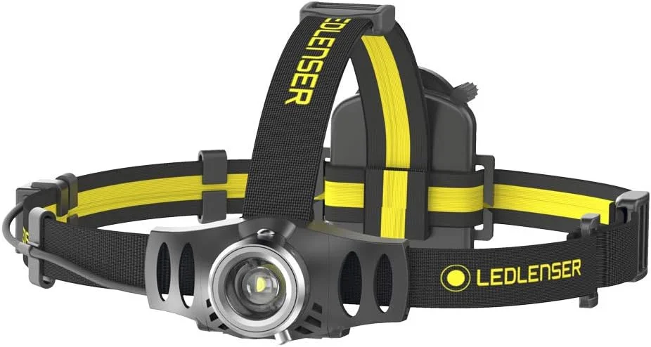 چراغ پیشانی شارژی ال ای دی لنزر مدل IH6R، 200 لومن، مشکی