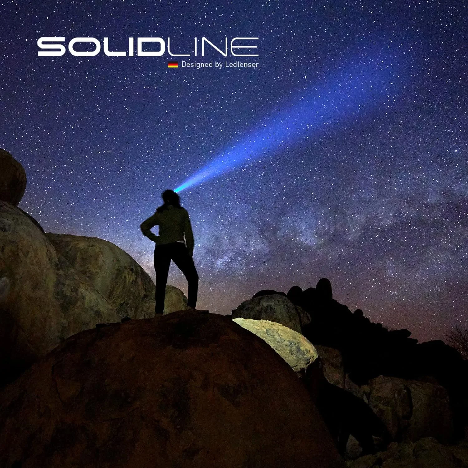 چراغ پیشانی مشکی Ledlenser Solidline SH2 چراغ پیشانی مشکی Ledlenser Solidline SH2