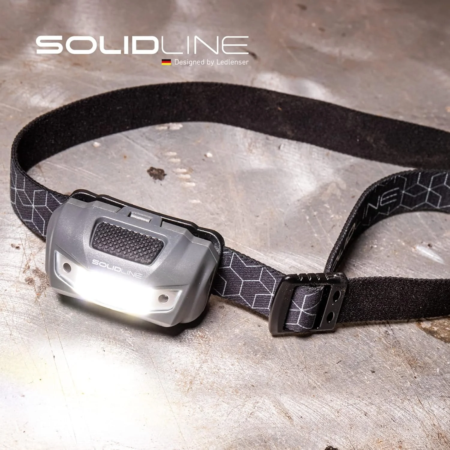 چراغ پیشانی مشکی Ledlenser Solidline SH2 چراغ پیشانی مشکی Ledlenser Solidline SH2