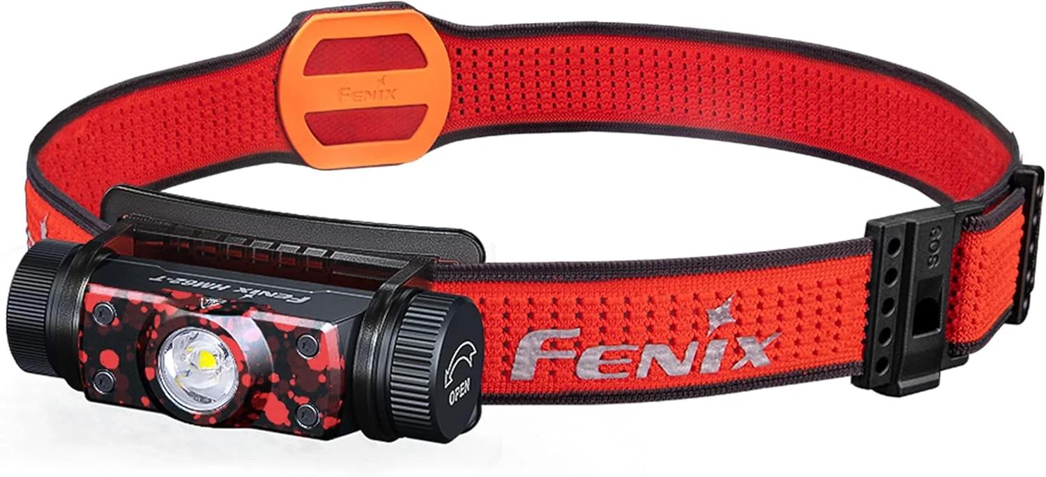 چراغ پیشانی سبک وزن Fenix HM62-T Magma مناسب دویدن در مسیر، فضای باز، کار و مصارف حرفه ای | 1200 لومن | 150 متر | حداکثر 280 ساعت | دارای هدبند ورزشی | باتری قابل شارژ 3400 میلی آمپر ساعتی | حالت نور قرمز | IP68