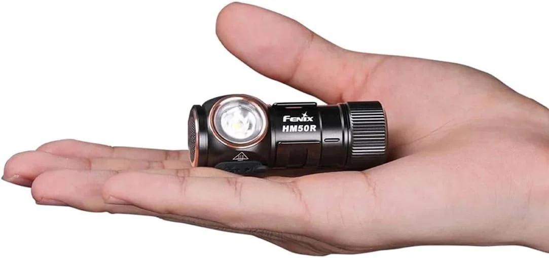 چراغ پیشانی کوچک و چند منظوره Fenix HM50R V2.0 مناسب کار و فضای باز، قرمز