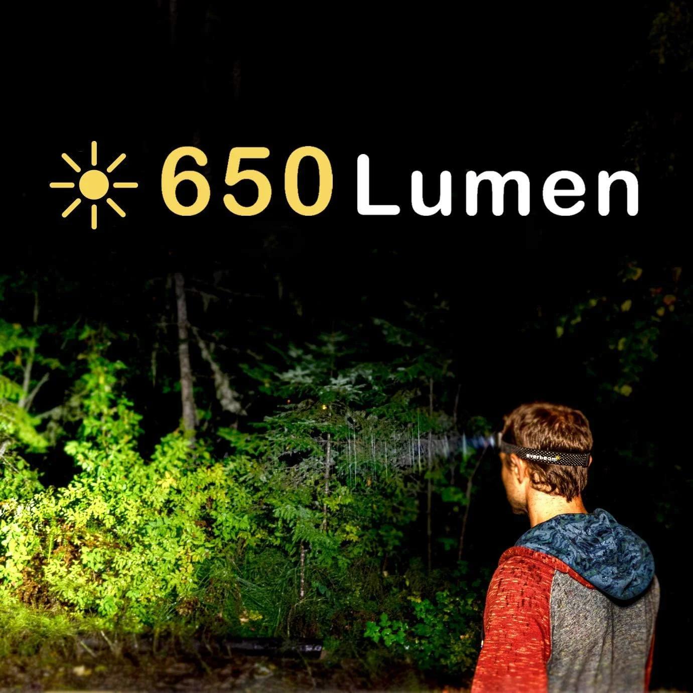 چراغ پیشانی LED اوربیم H6 Pro، کنترل حسگر حرکتی، روشنایی 650 لومن، 30 ساعت زمان اجرا، باتری 1200mAh قابل شارژ USB، چراغ قوه ضد آب برای کمپینگ، پیاده روی، ماهیگیری و کار (تک بسته) - تصویر 2 چراغ پیشانی LED اوربیم H6 Pro، کنترل حسگر حرکتی، روشنایی 650 لومن، 30 ساعت زمان اجرا، باتری 1200mAh قابل شارژ USB، چراغ قوه ضد آب برای کمپینگ، پیاده روی، ماهیگیری و کار (تک بسته) - تصویر 2