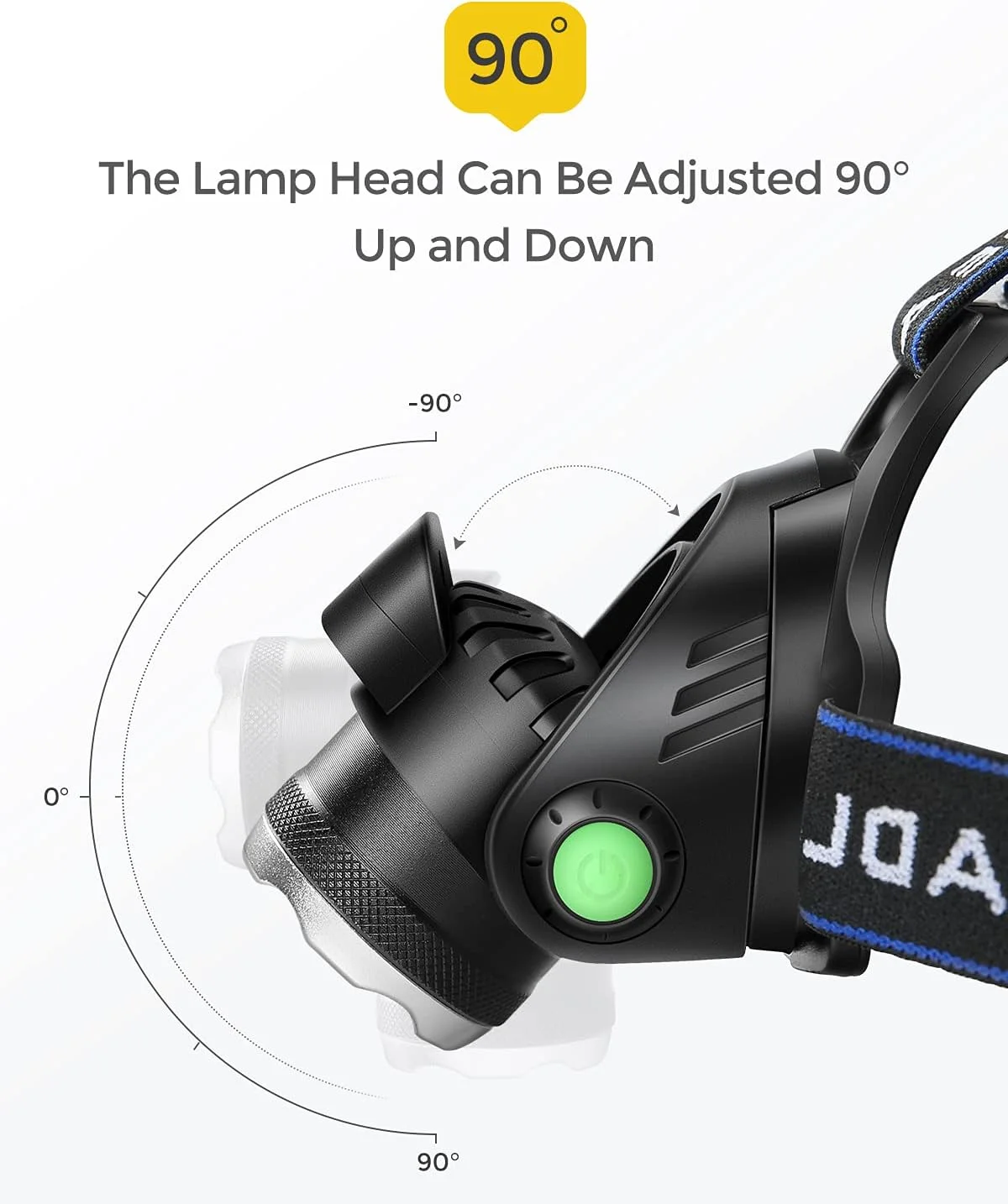 چراغ پیشانی CUGHYS، چراغ سر LED قابل شارژ USB، چراغ پیشانی ضد آب IPX4 مدل T004 با 4 حالت و هدبند قابل تنظیم، ایده آل برای کمپینگ، پیاده روی، فضای باز، شکار (یک عدد) چراغ پیشانی CUGHYS، چراغ سر LED قابل شارژ USB، چراغ پیشانی ضد آب IPX4 مدل T004 با 4 حالت و هدبند قابل تنظیم، ایده آل برای کمپینگ، پیاده روی، فضای باز، شکار (یک عدد)