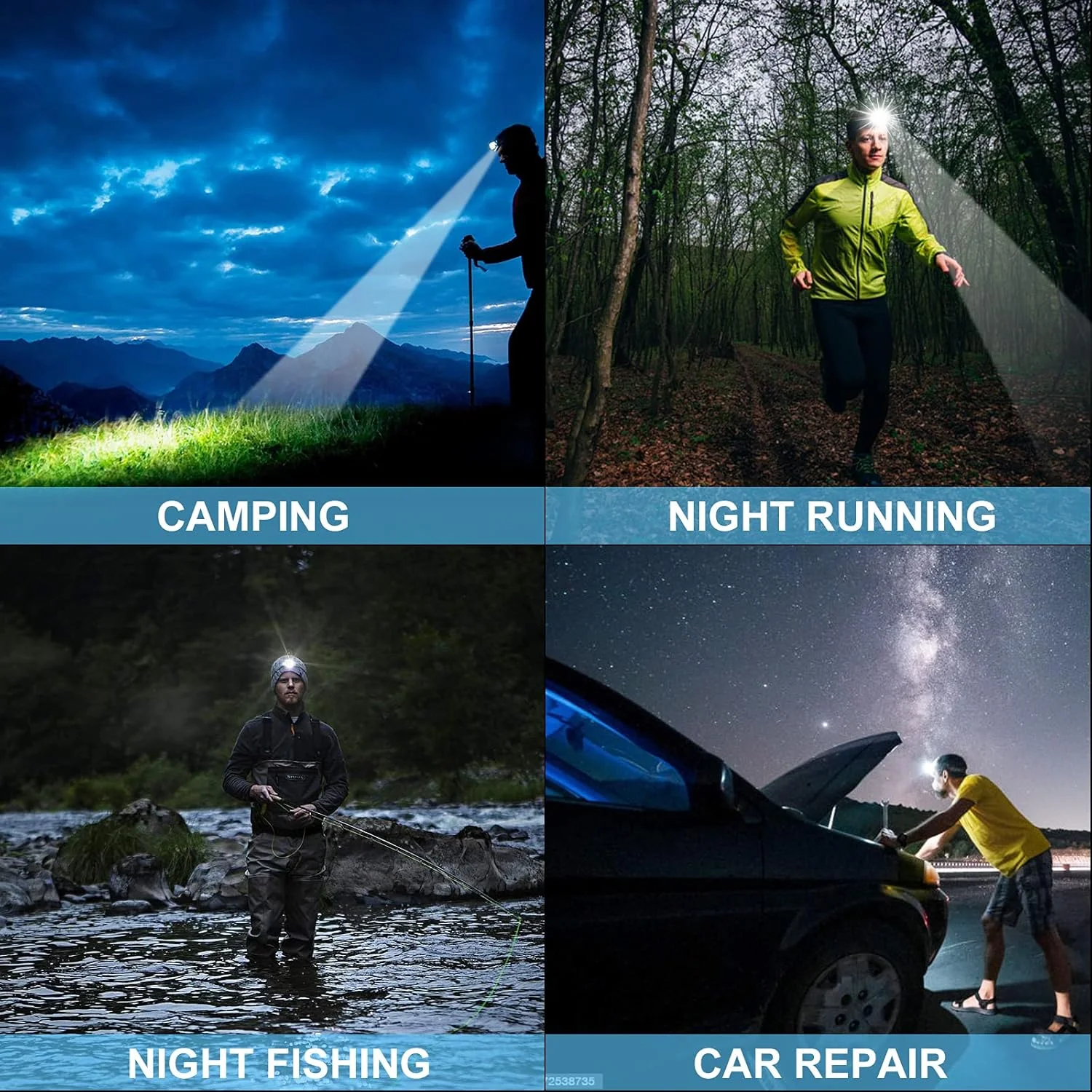 Bud K LED Headlamp USB Rechargeable, Head Lamp XHP70 Super Bright 90000 High Lumen with 5 Modes, Batteries Included, Zoomable, Waterproof Headlight for Camping Hunting Running Fishing Biking Bud K LED Headlamp USB Rechargeable, Head Lamp XHP70 Super Bright 90000 High Lumen with 5 Modes, Batteries Included, Zoomable, Waterproof Headlight for Camping Hunting Running Fishing Biking