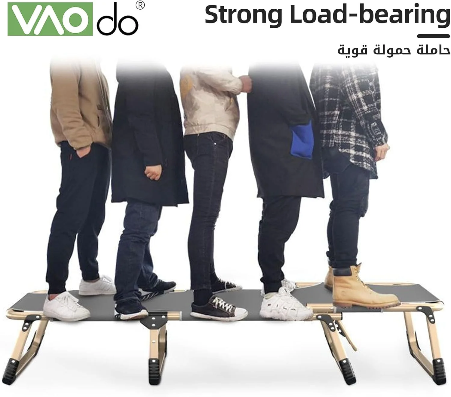 تخت تاشو کمپینگ VAODO به همراه تشک، صندلی استراحت ناهار 75 * 190 سانتی متر، صندلی آفتابگیر قابل حمل پاسیو با قابلیت تنظیم 4 حالته به همراه بالش، صندلی استراحت برای چمن، پاسیو، ساحل، آفتاب گرفتن
