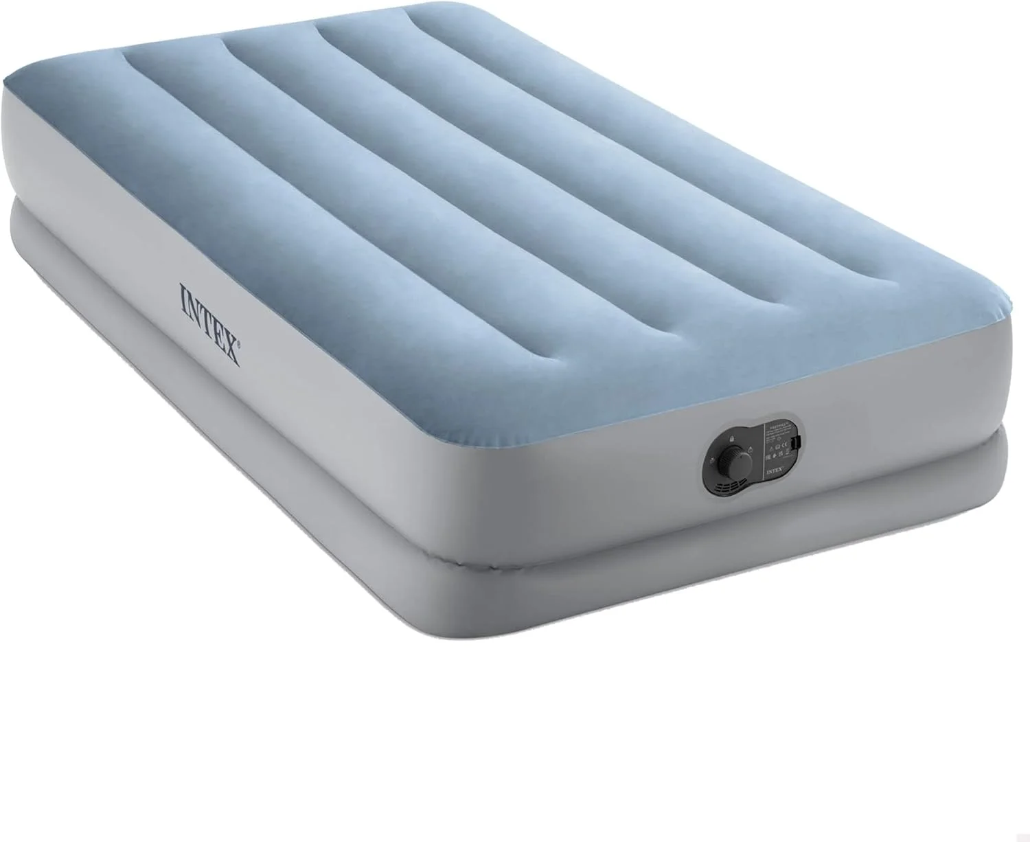 تخت بادی یک نفره اینتکس با ساختار Dura Beam و پمپ USB Fastfill، ابعاد 99 سانتی متر در 191 سانتی متر در 36 سانتی متر