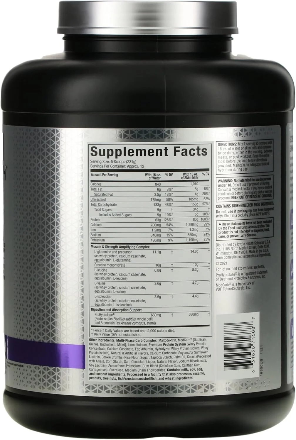 مکمل افزایش وزن و عضله سازی ماسل تک مس تک الیت، افزایش حجم و قدرت عضلات با جذب 20% بهتر آمینو اسید، پروتئین، کراتین، بی سی ای ای، کالری و کربوهیدرات، طعم کوکی و خامه، 6.00 پوند مکمل افزایش وزن و عضله سازی ماسل تک مس تک الیت، افزایش حجم و قدرت عضلات با جذب 20% بهتر آمینو اسید، پروتئین، کراتین، بی سی ای ای، کالری و کربوهیدرات، طعم کوکی و خامه، 6.00 پوند