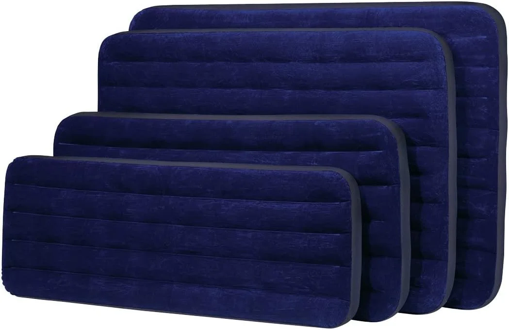 تخت بادی کلاسیک Intex مدل Downy، سایز Queen، ابعاد 203.2 x 152.4 x 22.2 سانتی متر - 68759 - آبی
