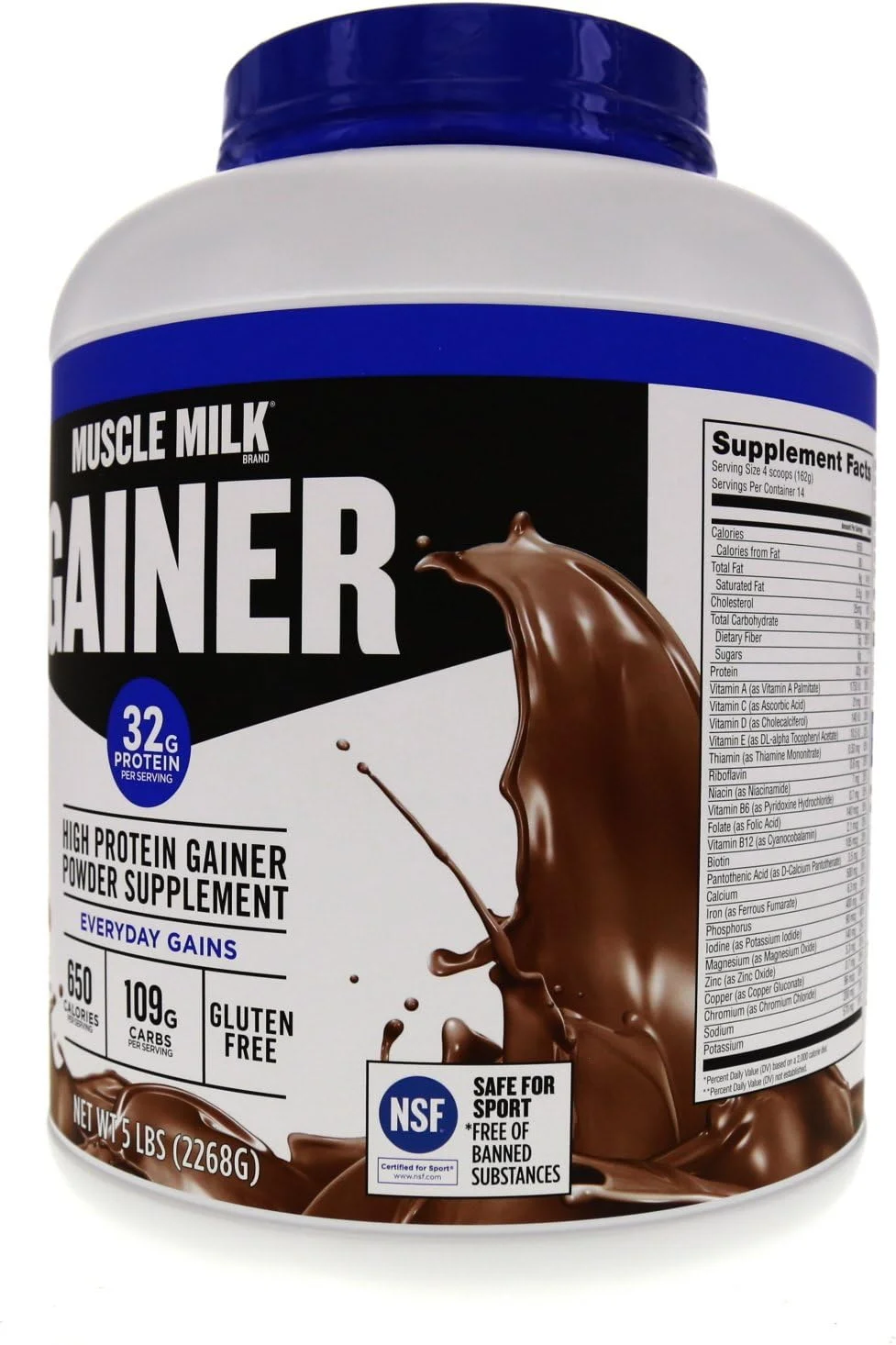 مکمل پودر پروتئین افزایش وزن سری Muscle Milk Pro، شکلاتی، 5 پوند، 14 سروینگ، 32 گرم پروتئین، 5 گرم شکر، 109 گرم کربوهیدرات، 650 کالری، 2 گرم MCTs، 20 ویتامین و مواد معدنی، بسته بندی ممکن است متفاوت باشد مکمل پودر پروتئین افزایش وزن سری Muscle Milk Pro، شکلاتی، 5 پوند، 14 سروینگ، 32 گرم پروتئین، 5 گرم شکر، 109 گرم کربوهیدرات، 650 کالری، 2 گرم MCTs، 20 ویتامین و مواد معدنی، بسته بندی ممکن است متفاوت باشد