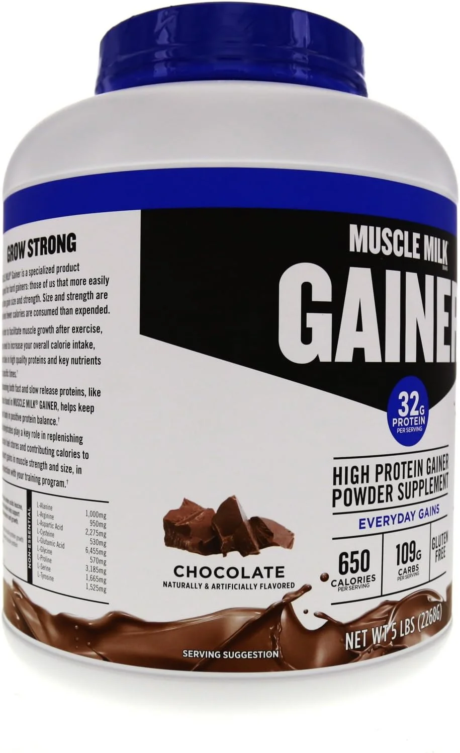 مکمل پودر پروتئین افزایش وزن سری Muscle Milk Pro، شکلاتی، 5 پوند، 14 سروینگ، 32 گرم پروتئین، 5 گرم شکر، 109 گرم کربوهیدرات، 650 کالری، 2 گرم MCTs، 20 ویتامین و مواد معدنی، بسته بندی ممکن است متفاوت باشد مکمل پودر پروتئین افزایش وزن سری Muscle Milk Pro، شکلاتی، 5 پوند، 14 سروینگ، 32 گرم پروتئین، 5 گرم شکر، 109 گرم کربوهیدرات، 650 کالری، 2 گرم MCTs، 20 ویتامین و مواد معدنی، بسته بندی ممکن است متفاوت باشد