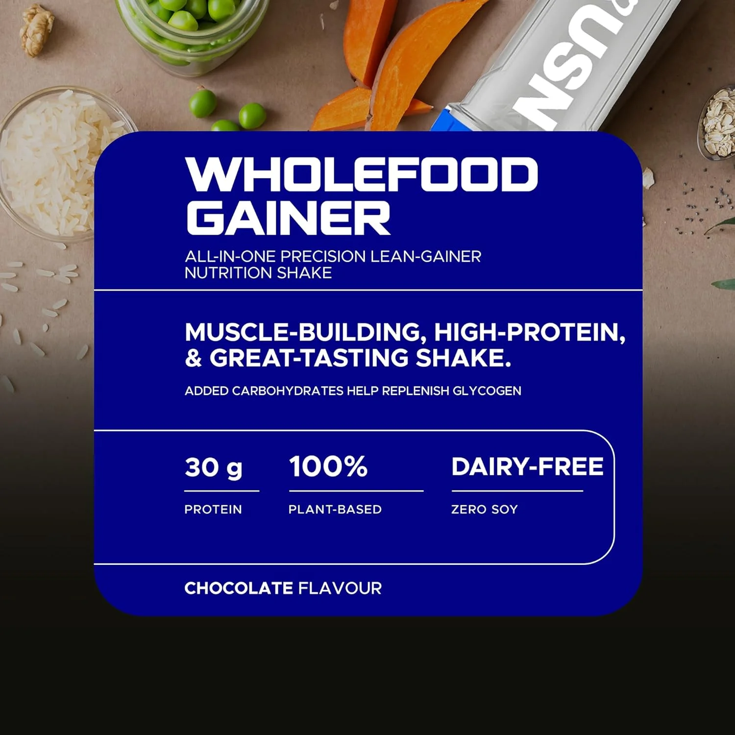 افزایش دهنده وزن غذای کامل USN با طعم شکلات 2 کیلوگرمی: افزایش دهنده وزن وگان - پودرهای پروتئینی گیاهی با پروتئین بالا، فاقد سویا، GMO، مواد نگهدارنده و افزودنی افزایش دهنده وزن غذای کامل USN با طعم شکلات 2 کیلوگرمی: افزایش دهنده وزن وگان - پودرهای پروتئینی گیاهی با پروتئین بالا، فاقد سویا، GMO، مواد نگهدارنده و افزودنی