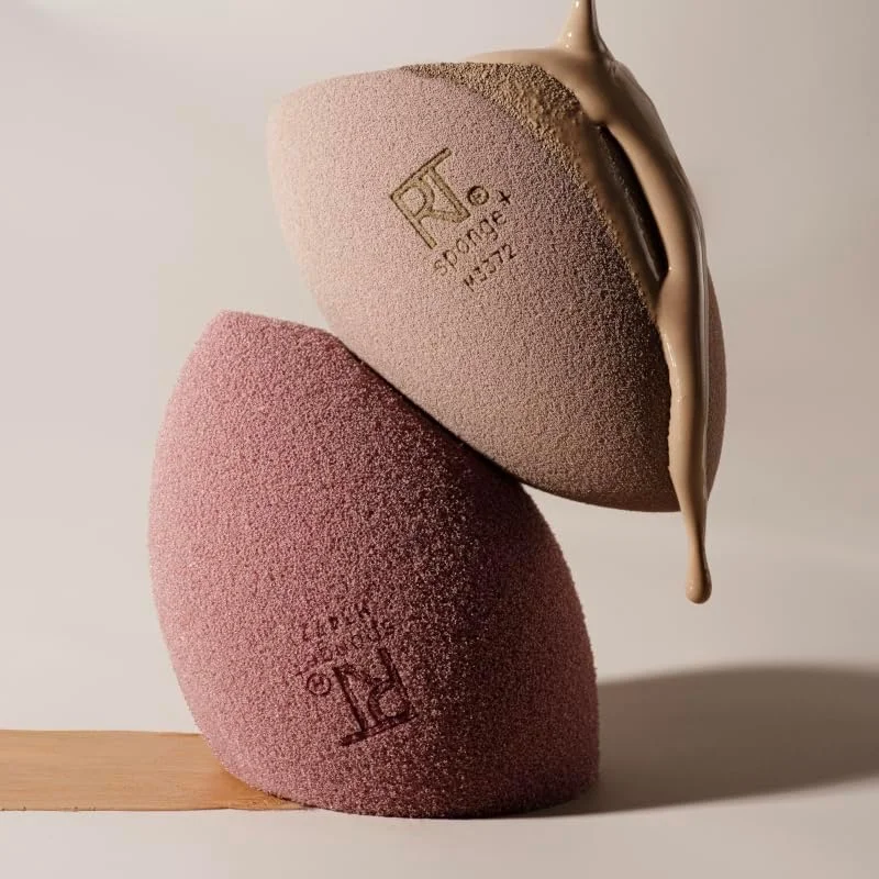 Real Techniques New Nudes Real Reveal Sponge Duo, Makeup Blending Sponges For Foundation, For Dewy Or Matte Makeup, Offers Light, Medium, Or Full Coverage, Latex-Free Foam, 2 Piece Set Real Techniques New Nudes Real Reveal Sponge Duo, Makeup Blending Sponges For Foundation, For Dewy Or Matte Makeup, Offers Light, Medium, Or Full Coverage, Latex-Free Foam, 2 Piece Set