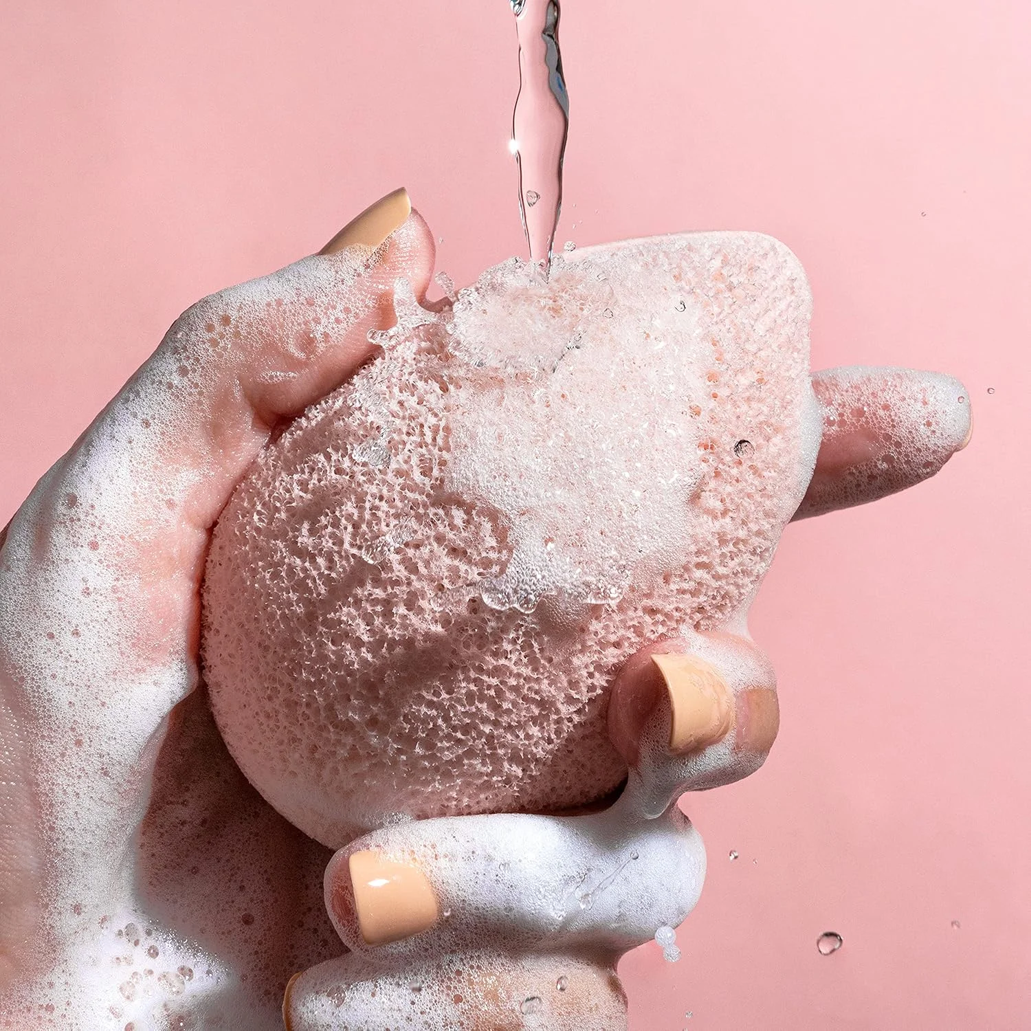 اسفنج پاک کننده صورت Real Techniques Sponge+، ابزار پاک کننده صورت، حاوی پروبیوتیک، لایه بردار و پاک کننده منافذ، اسفنج Miracle Complexion اسفنج پاک کننده صورت Real Techniques Sponge+، ابزار پاک کننده صورت، حاوی پروبیوتیک، لایه بردار و پاک کننده منافذ، اسفنج Miracle Complexion