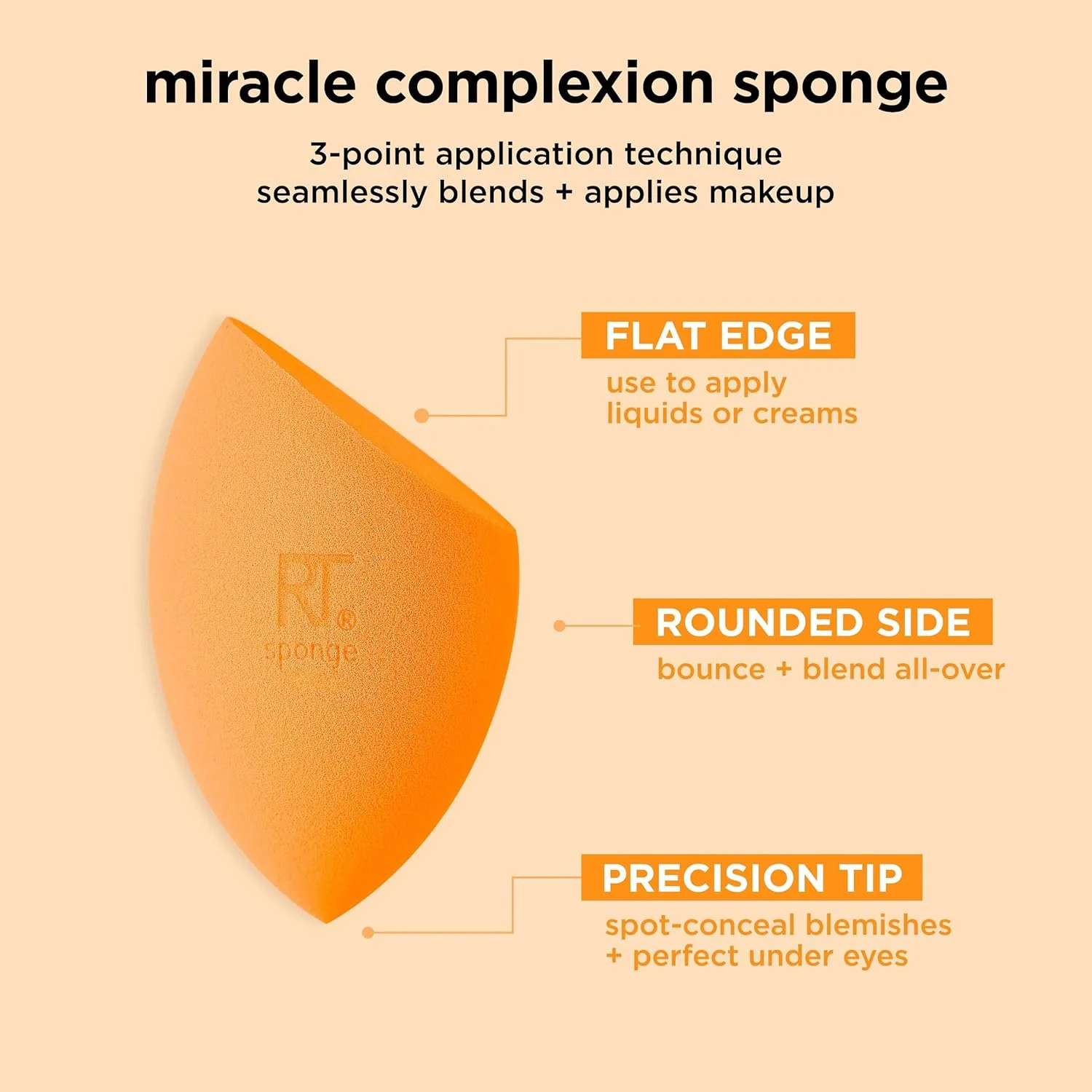 اسفنج آرایشی ریل تکنیکز Miracle Complexion + پد پودر Miracle 2-In-1، اسفنج ترکیب کننده آرایش و پد پودر دو طرفه، برای مایعات، کرم ها و پودرها، وگان و بدون لاتکس، 2 عدد اسفنج آرایشی ریل تکنیکز Miracle Complexion + پد پودر Miracle 2-In-1، اسفنج ترکیب کننده آرایش و پد پودر دو طرفه، برای مایعات، کرم ها و پودرها، وگان و بدون لاتکس، 2 عدد