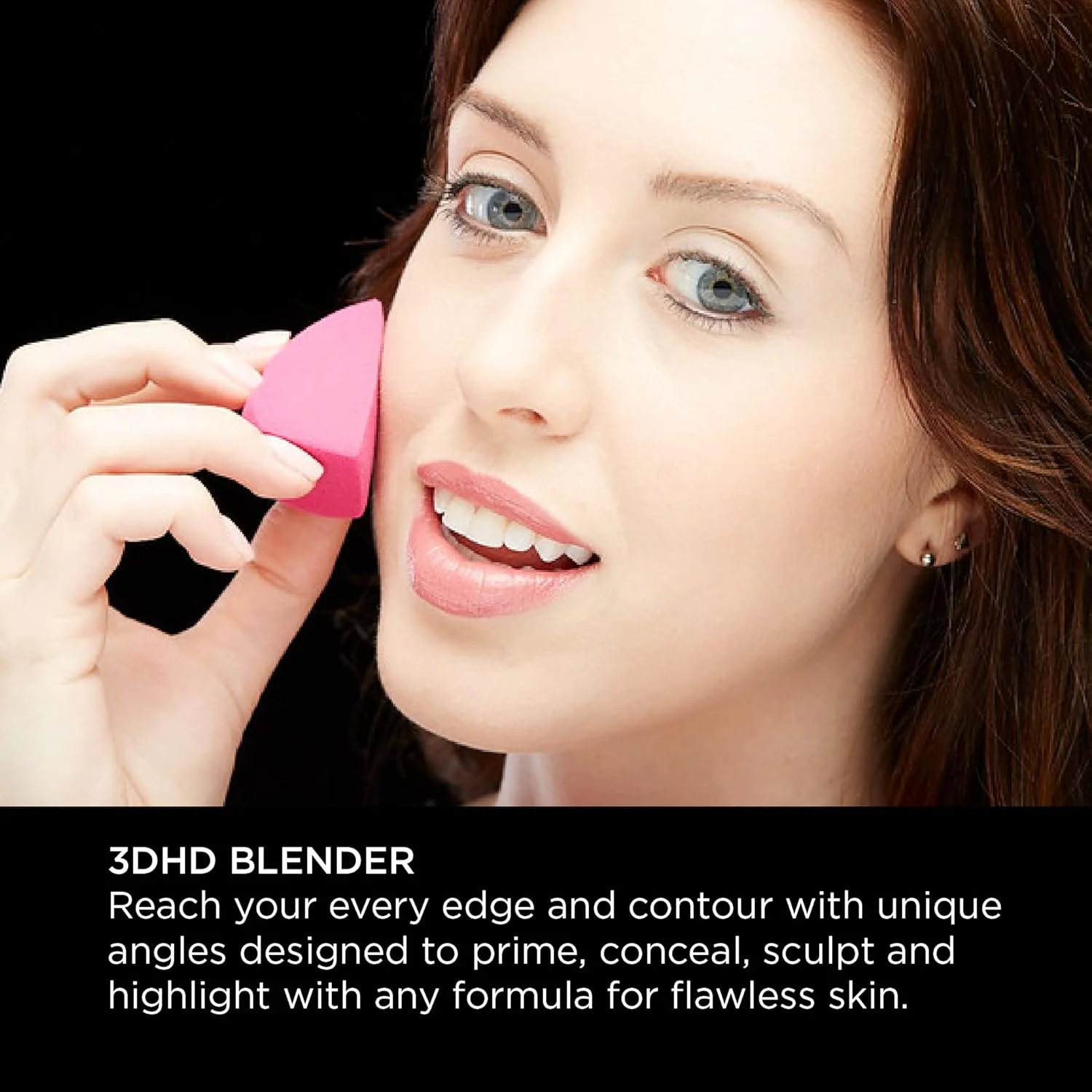 اسفنج آرایشی سیگما بیوتی 3DHD. بدون تست حیوانی و وگان، الیاف مصنوعی ضد آب و نرم - صورتی اسفنج آرایشی سیگما بیوتی 3DHD. بدون تست حیوانی و وگان، الیاف مصنوعی ضد آب و نرم - صورتی