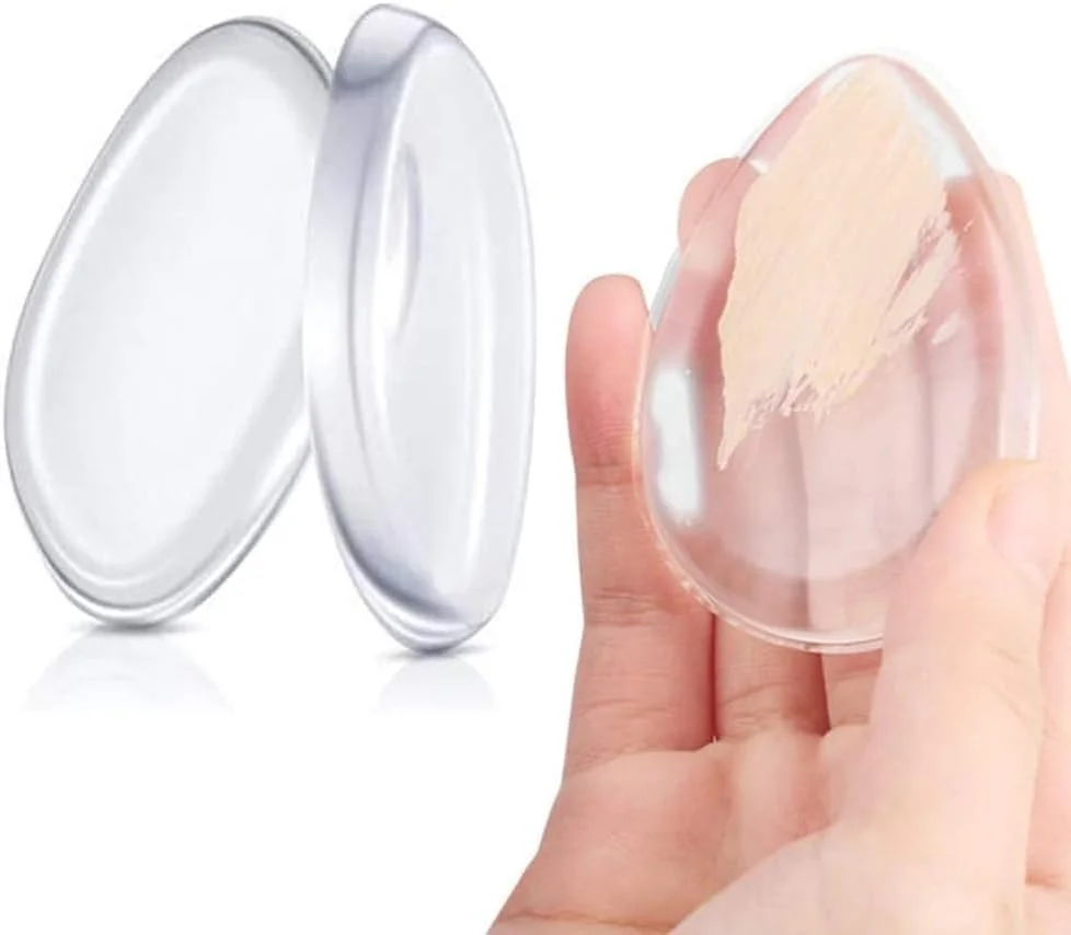 اسفنج آرایشی سیلیکونی، پد و اسفنج آرایشی ژله ای با کیفیت عالی و قابل شستشو برای کرم پودر، پرایمر مایع، کانتور و کانسیلر (مدل 1، تک سایز) اسفنج آرایشی سیلیکونی، پد و اسفنج آرایشی ژله ای با کیفیت عالی و قابل شستشو برای کرم پودر، پرایمر مایع، کانتور و کانسیلر (مدل 1، تک سایز)
