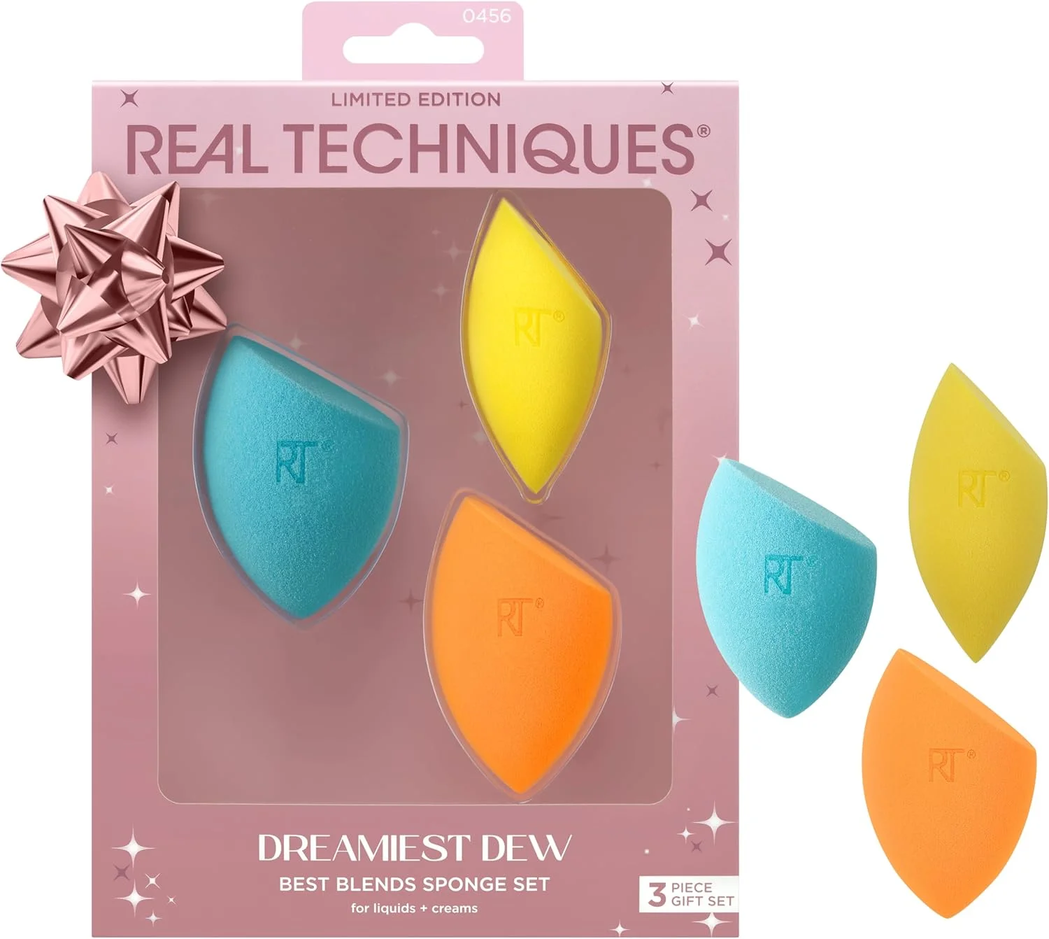 کیت اسفنجی Real Techniques Dreamiest Dew Best Blends، مجموعه هدیه نسخه محدود 3 تکه