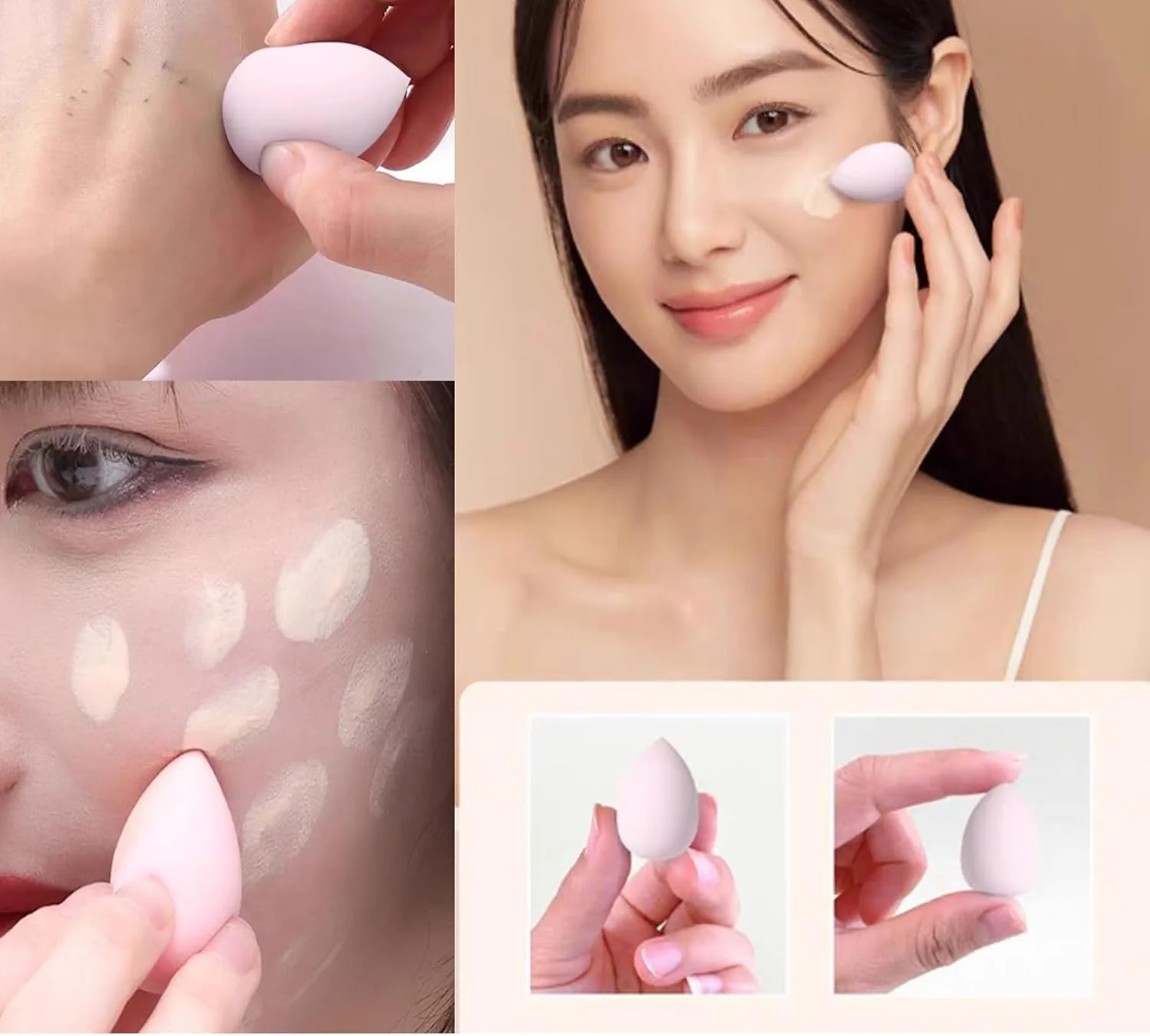 مجموعه 21 عددی اسفنج آرایشی پینکه، اسفنج های تخم مرغی برای کرم مایع، کرم پودر و پودر، پد آرایشی صورتی، اسفنج کانسیلر، پد پودر پرکننده، کوسن بزرگ مجموعه 21 عددی اسفنج آرایشی پینکه، اسفنج های تخم مرغی برای کرم مایع، کرم پودر و پودر، پد آرایشی صورتی، اسفنج کانسیلر، پد پودر پرکننده، کوسن بزرگ