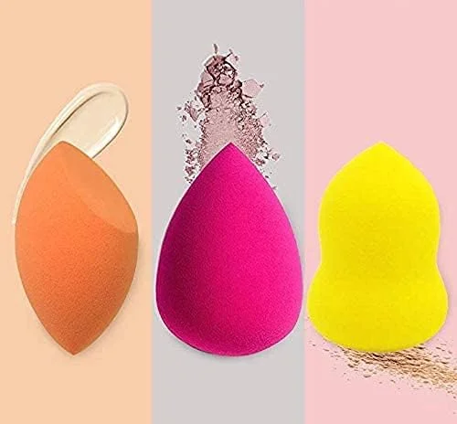 پک 6 عددی اسفنج آرایشی ORiTi، گرد، مصنوعی، رنگ 2، مناسب برای ترکیب مواد آرایشی