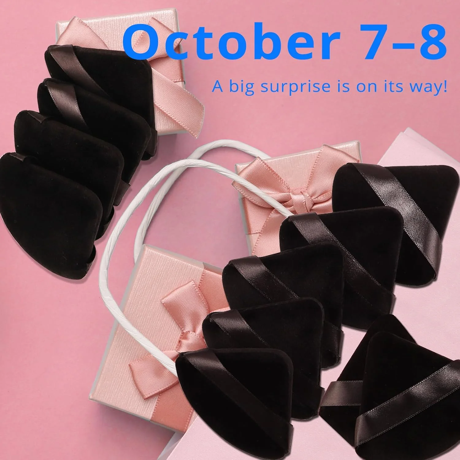 پدهای آرایشی بیکِی، 12 عددی، مناسب پودر صورت، پد مثلثی برای پودر و کرم پودر آرایشی، پد آرایشی برای کانتورینگ، ابزار آرایشی Cloud Kiss Beauty