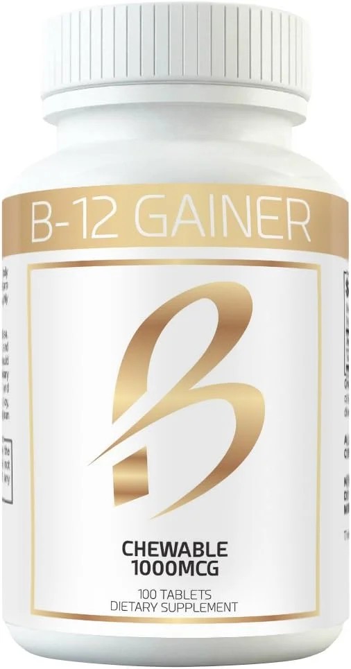 B-12 GAINER افزایش سریع وزن، جویدنی و جذب سریعتر از قرص های افزایش وزن برای افزایش سریع و چشمگیر وزن در مردان و زنان و افزایش اشتها بیشتر از پروتئین