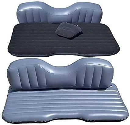 تشک بادی مسافرتی خودرو FBSPORT، تخت خواب بادی، کوسن کمپینگ، مبل بادی جهانی SUV با دو بالش بادی (مشکی)