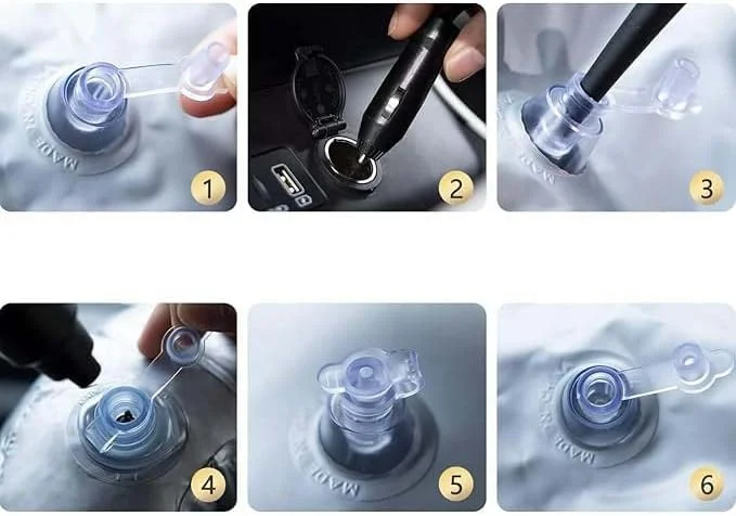 تخت بادی مسافرتی خودرو 138 * 85 * 45 سانتی متر مناسب خودروهای شاسی بلند، تشک بادی برای کمپینگ، مناسب کودکان، تشک خواب دو نفره قابل تنظیم، روکش صندلی بادی، کوسن پارچه ای مخملی به همراه پمپ (کرم)