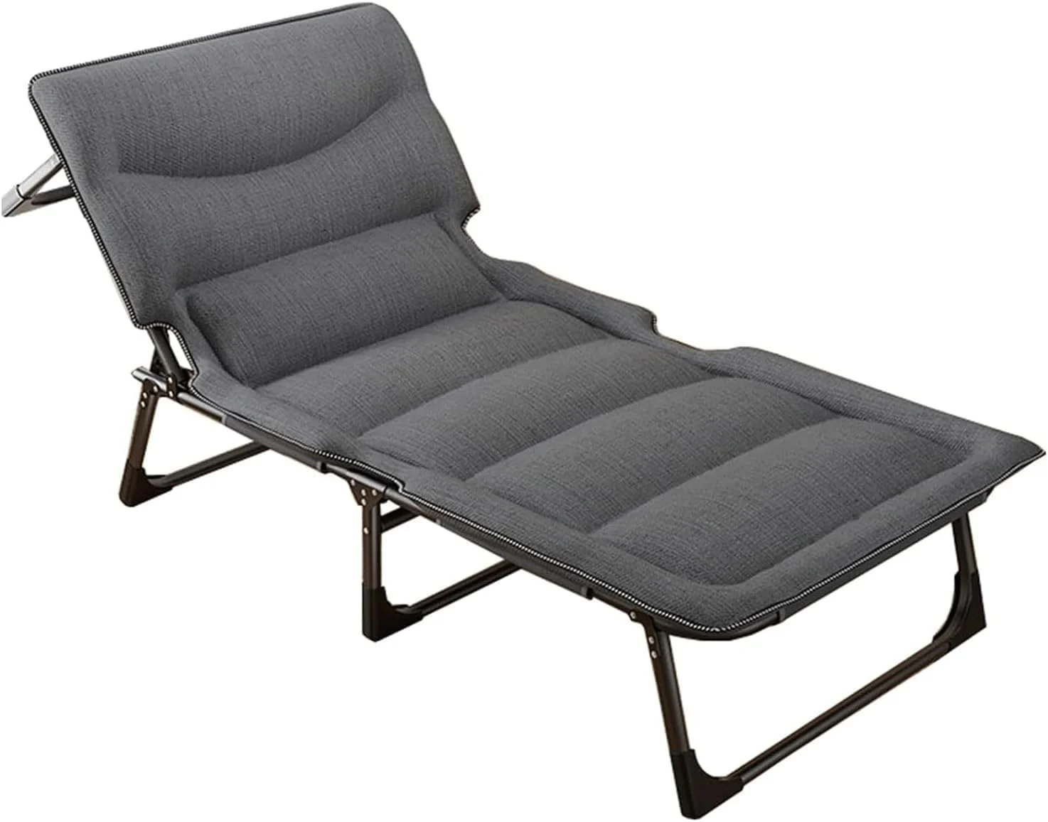 تخت تاشو مسافرتی، حداکثر تحمل وزن 200 کیلوگرم، مناسب برای بزرگسالان، اتاق خواب، دفتر، کمپینگ، بدون نیاز به مونتاژ