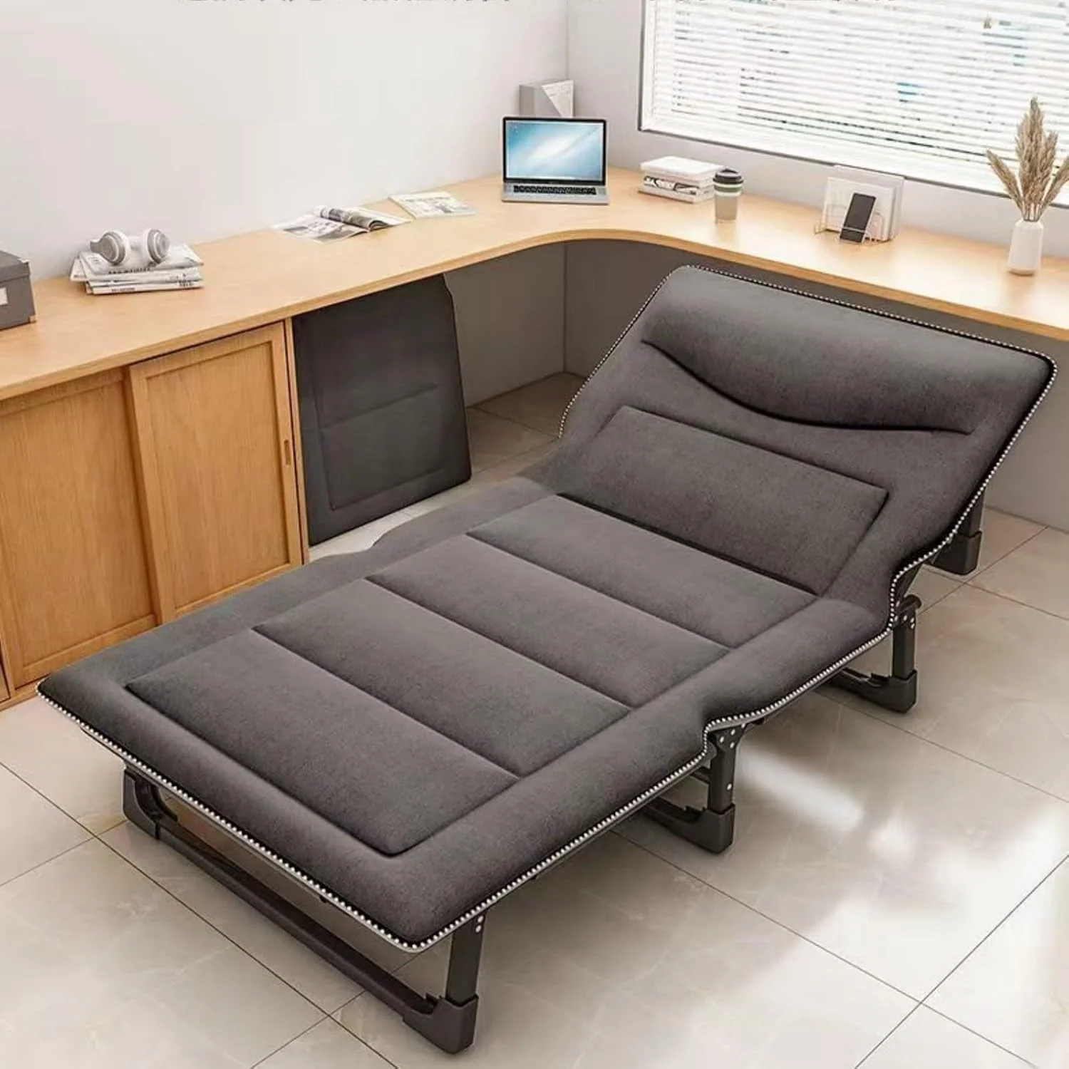 تخت تاشو مسافرتی، حداکثر تحمل وزن 200 کیلوگرم، مناسب برای بزرگسالان، اتاق خواب، دفتر، کمپینگ، بدون نیاز به مونتاژ تخت تاشو مسافرتی، حداکثر تحمل وزن 200 کیلوگرم، مناسب برای بزرگسالان، اتاق خواب، دفتر، کمپینگ، بدون نیاز به مونتاژ