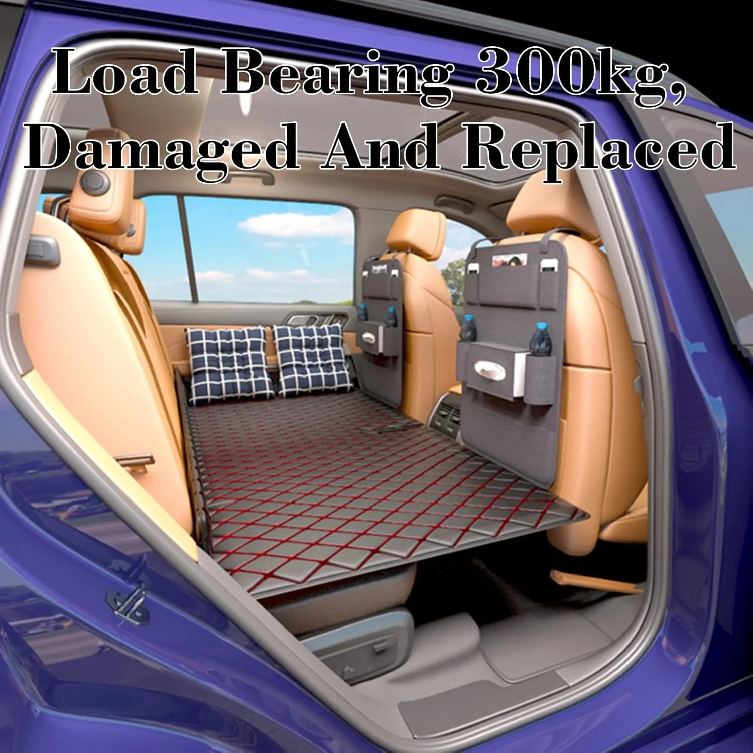 تشک تخت خواب تاشو برای صندلی عقب خودرو - تخت خواب مسافرتی تاشو برای خوابیدن در فضای باز تشک تخت خواب تاشو برای صندلی عقب خودرو - تخت خواب مسافرتی تاشو برای خوابیدن در فضای باز