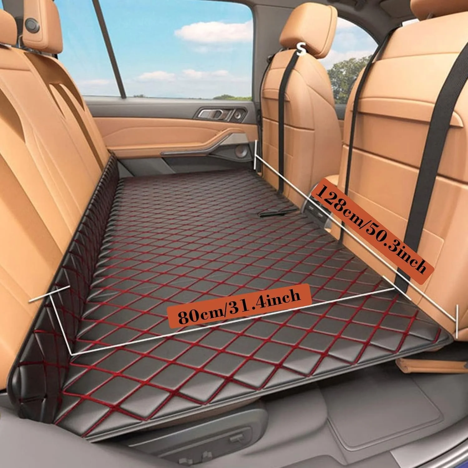 تشک تخت خواب تاشو برای صندلی عقب خودرو - تخت خواب مسافرتی تاشو برای خوابیدن در فضای باز تشک تخت خواب تاشو برای صندلی عقب خودرو - تخت خواب مسافرتی تاشو برای خوابیدن در فضای باز